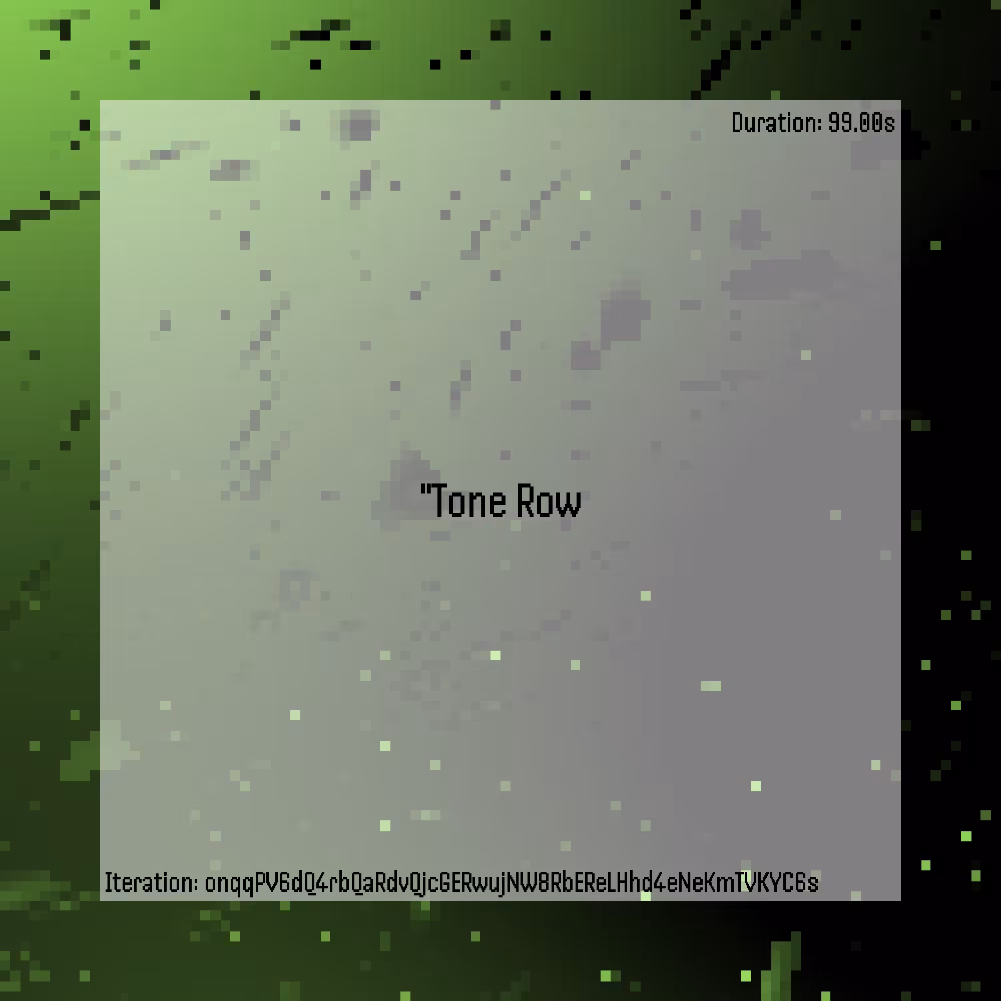 Tone Row #99