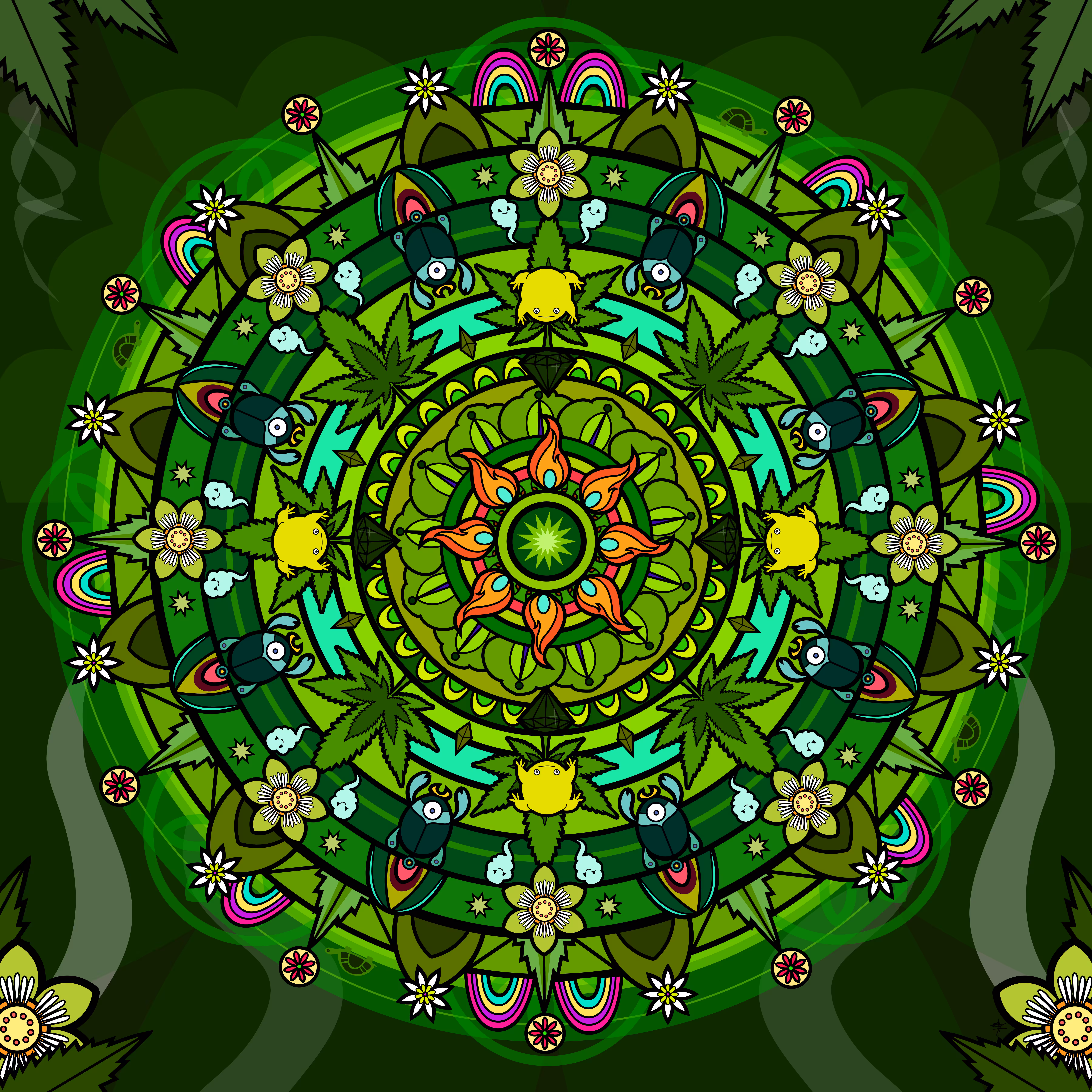 The Force: fumée verte
