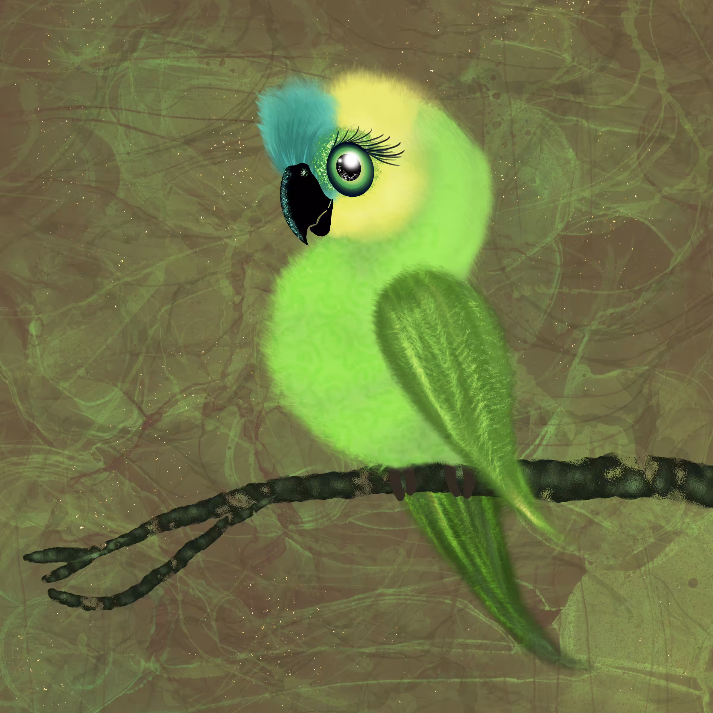 Yellow-crowned Amazon Parrot