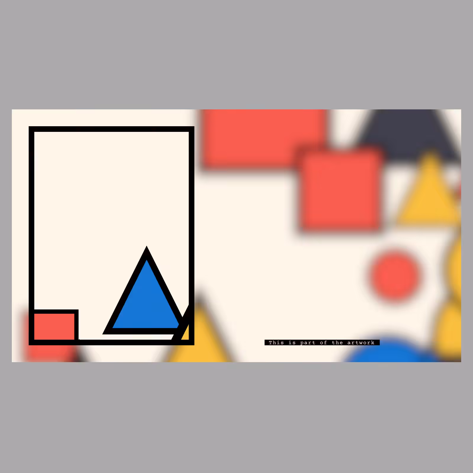 This is part of the artwork #9