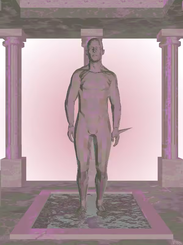 HeavenComputer: The Fragmented Jumping Chatoyant Amazonite Man #945