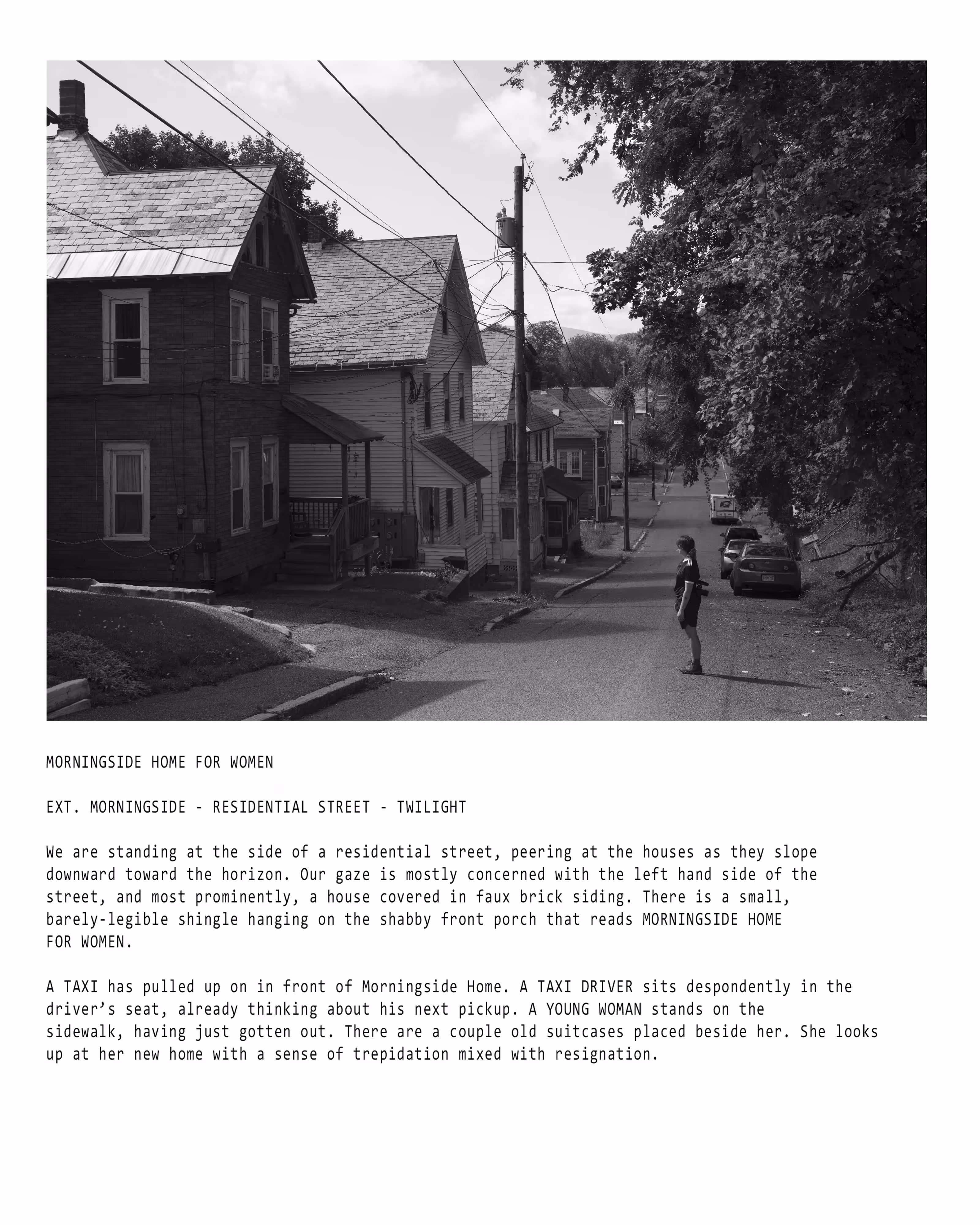 Eveningside [Morningside Home For Women Bundle] Tech Scout Study and Location Description by Juliane Hiam, 2021-2022