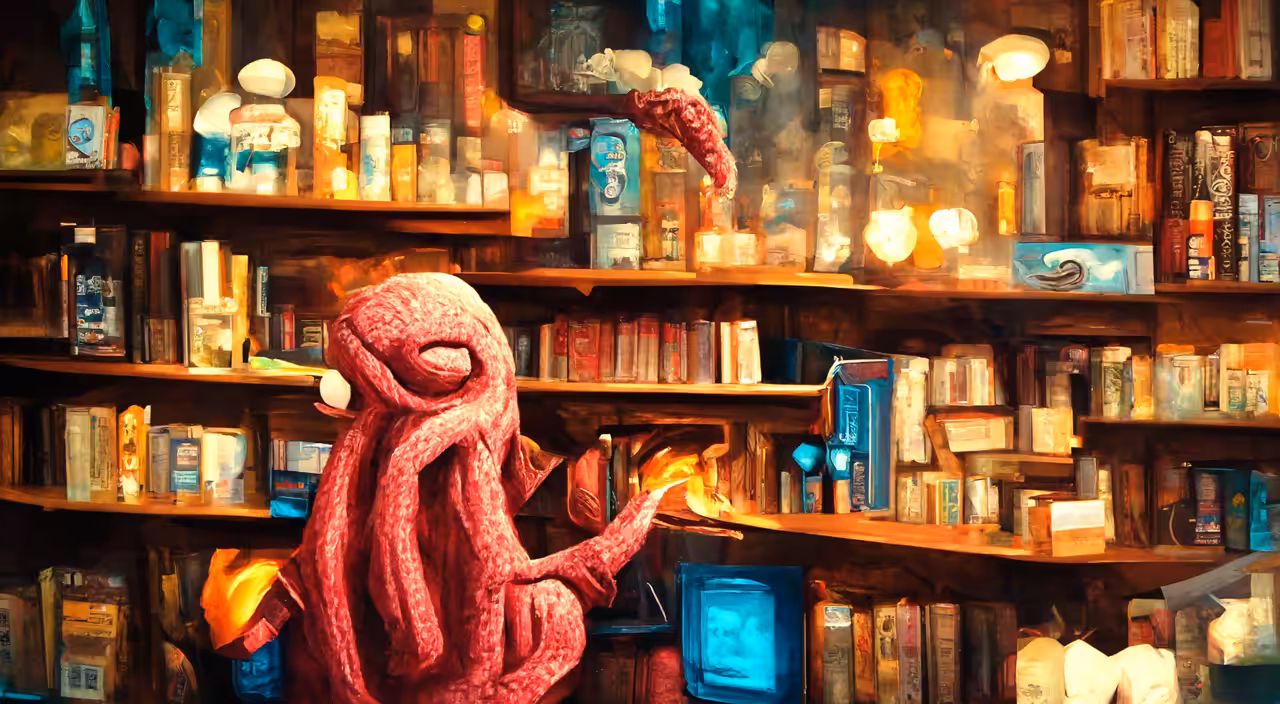 Octopus in the library