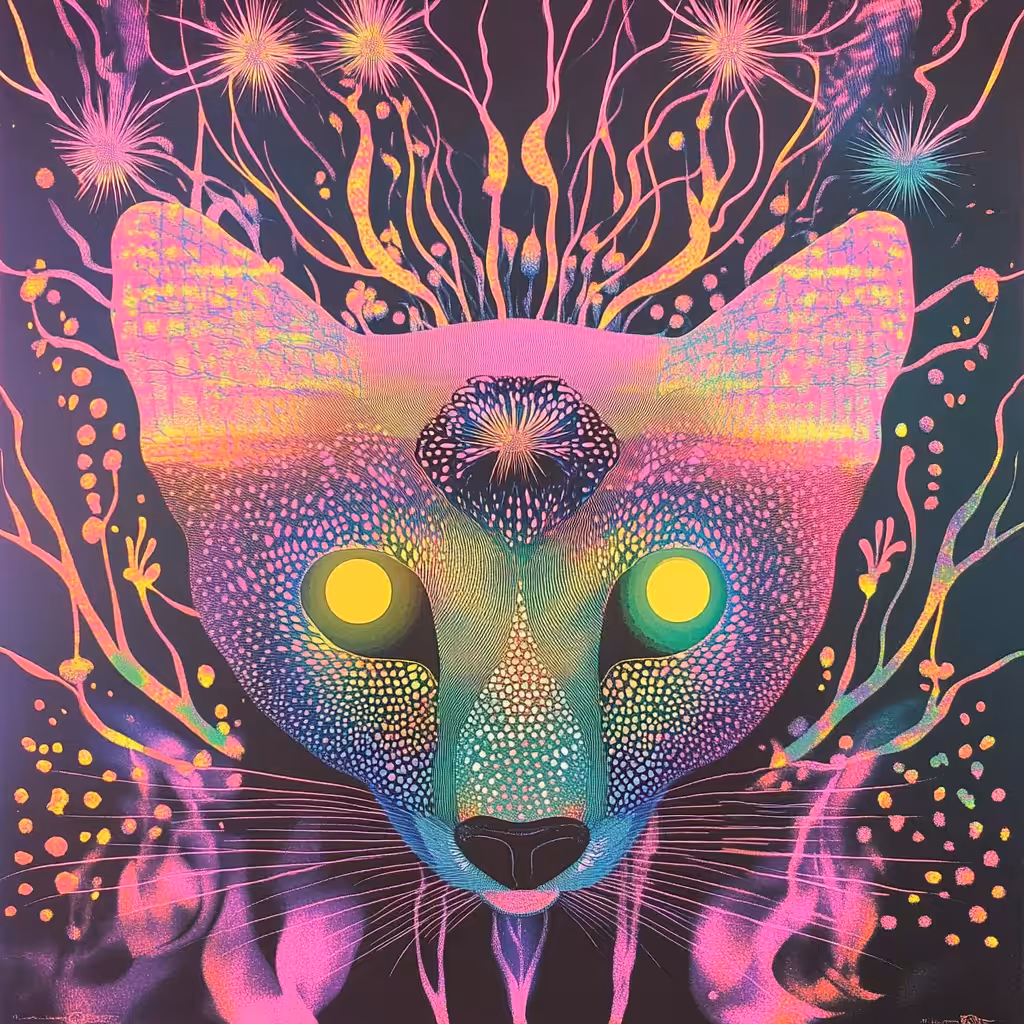 Psychedelic Kitty 2
