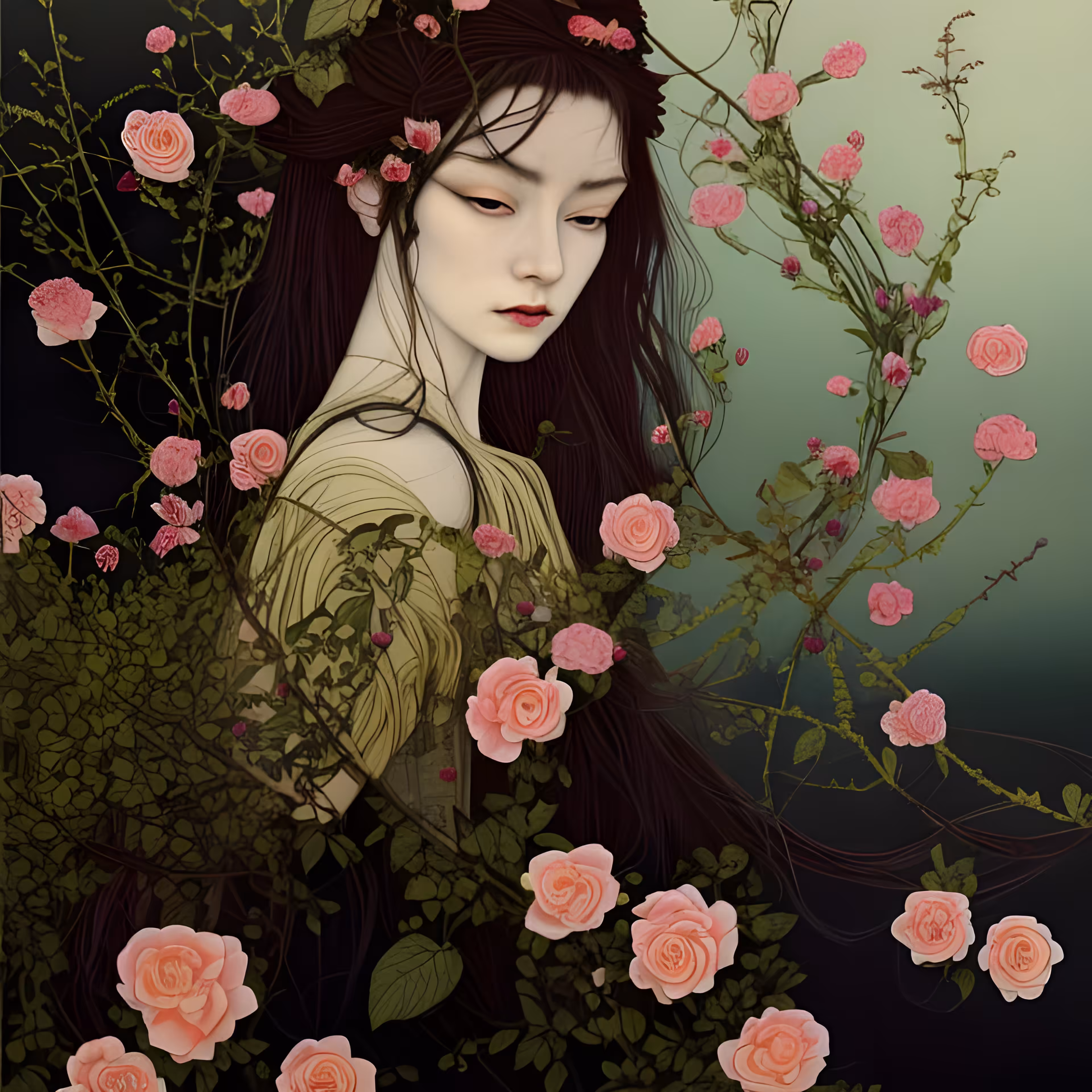 In the rose garden #2