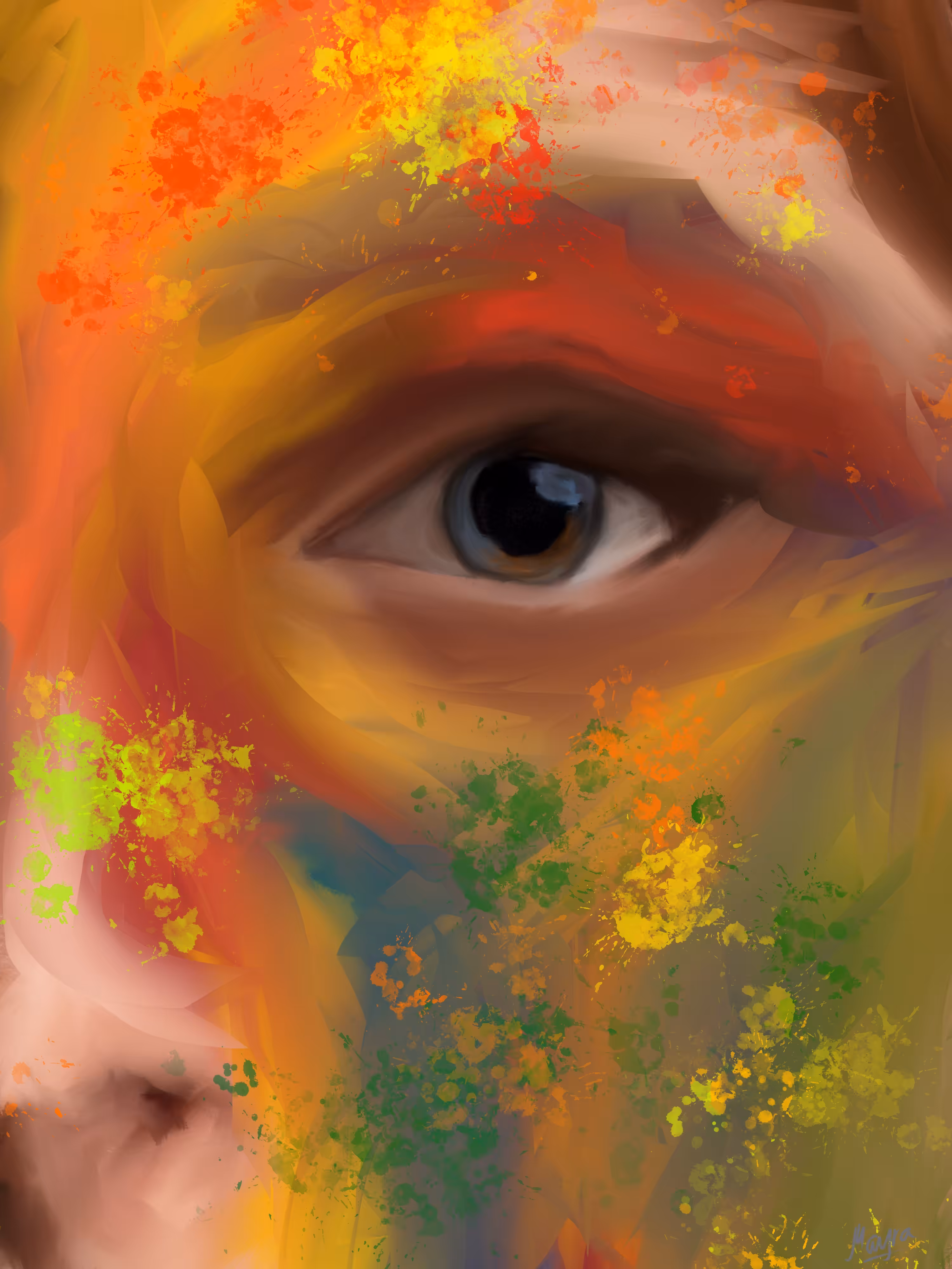 Holi eye