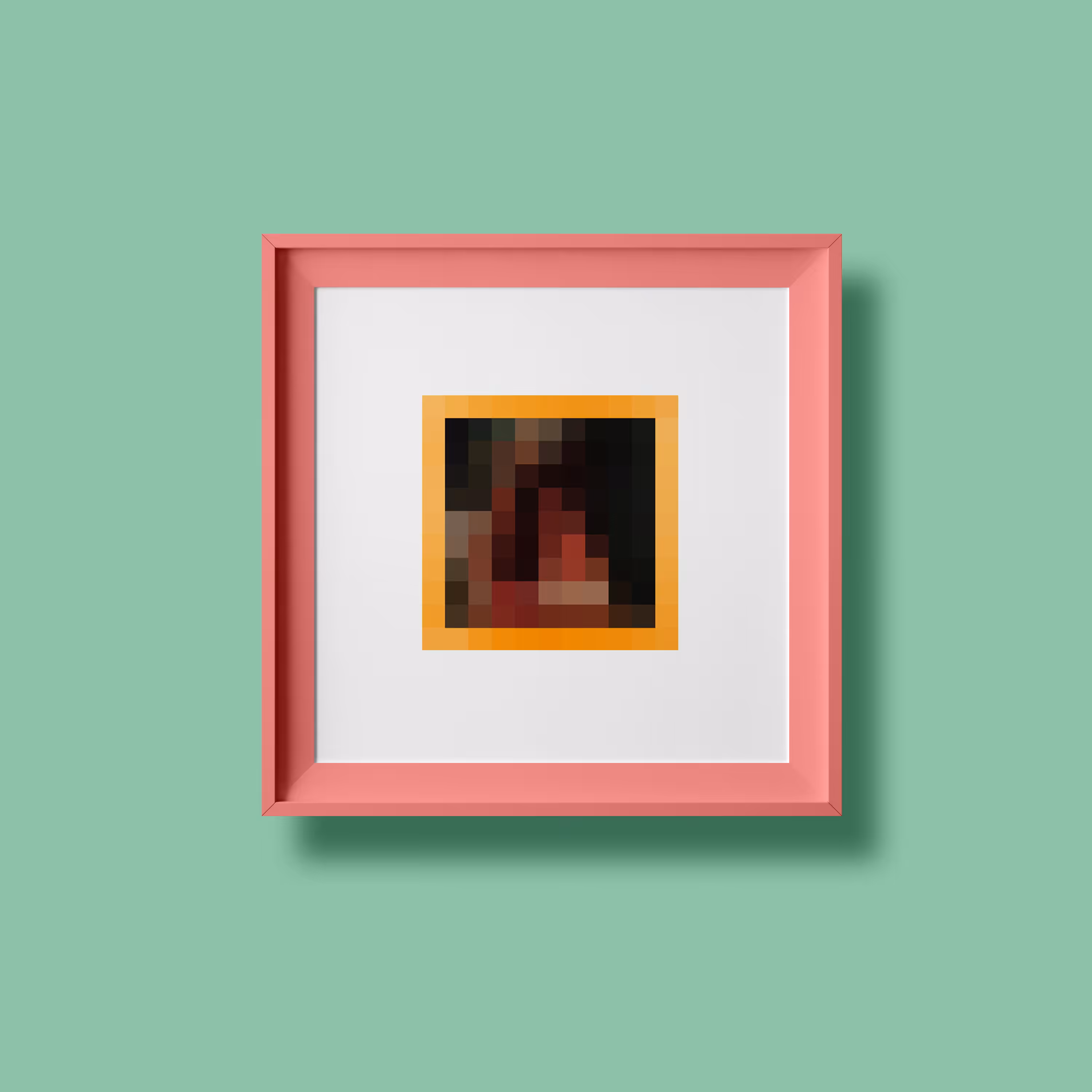 89 Pixels: Egon Schiele - Cardinal and Nun (Caress)