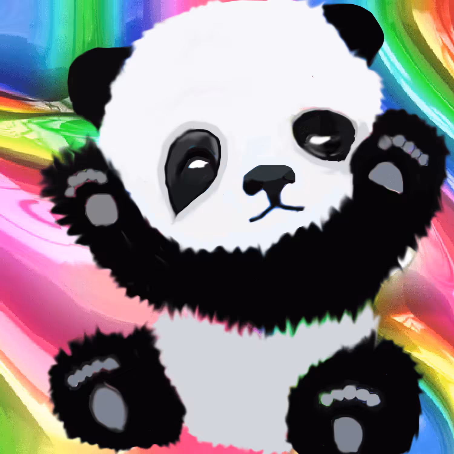 CryptoFluff 002 - Baby Panda (OG Edition - 1 of 1)