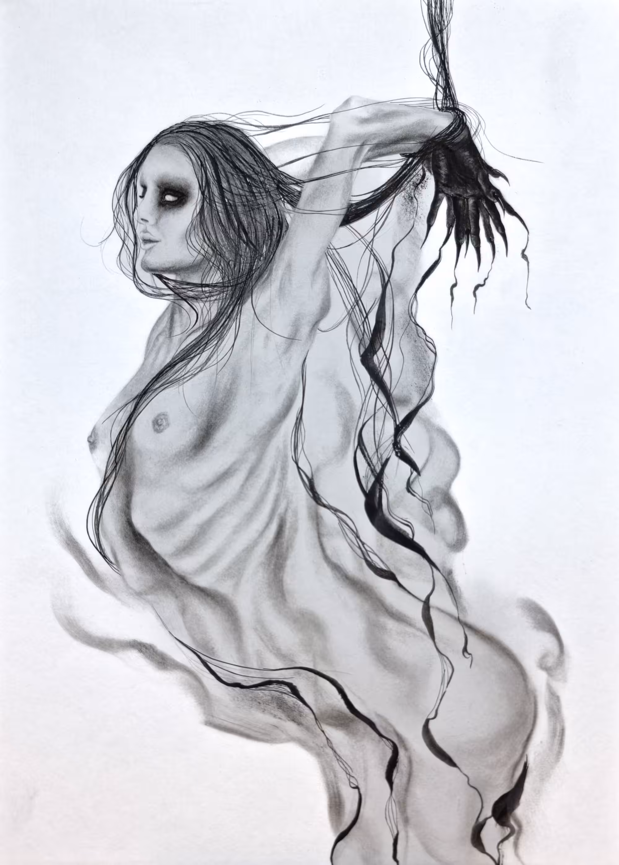 SHADOWS (pencil art): Slave