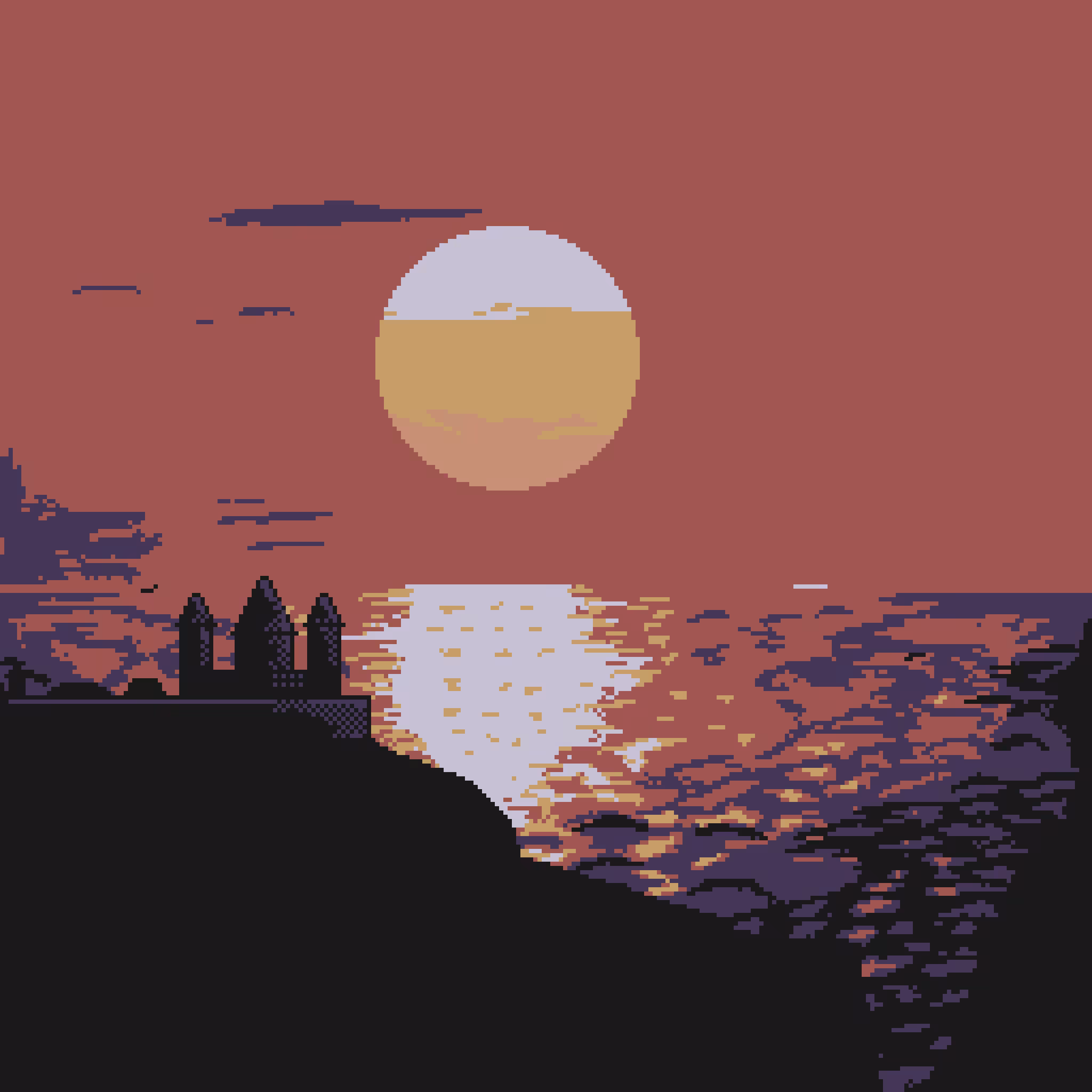 Pixel Sunset #27