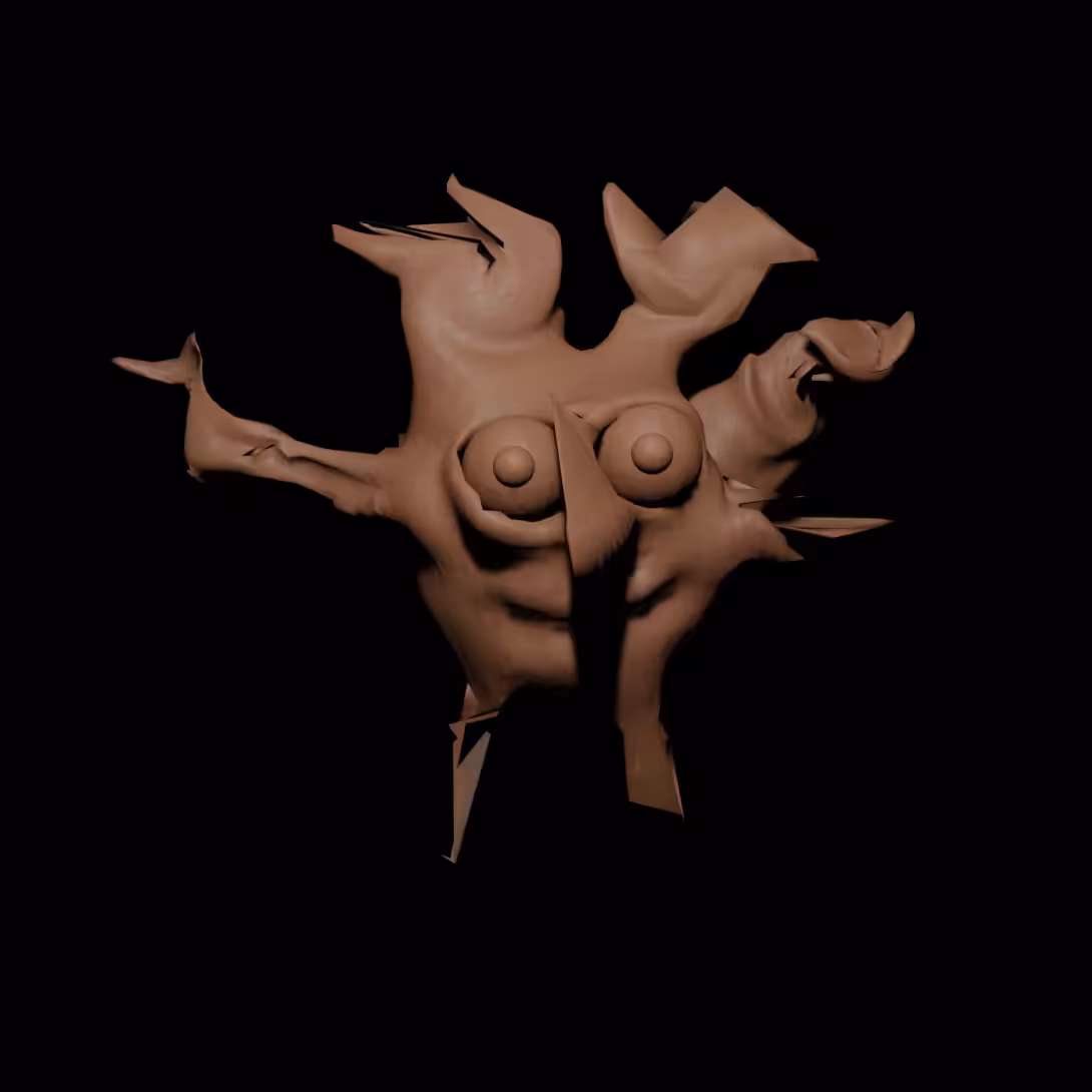 3D Clay Monster