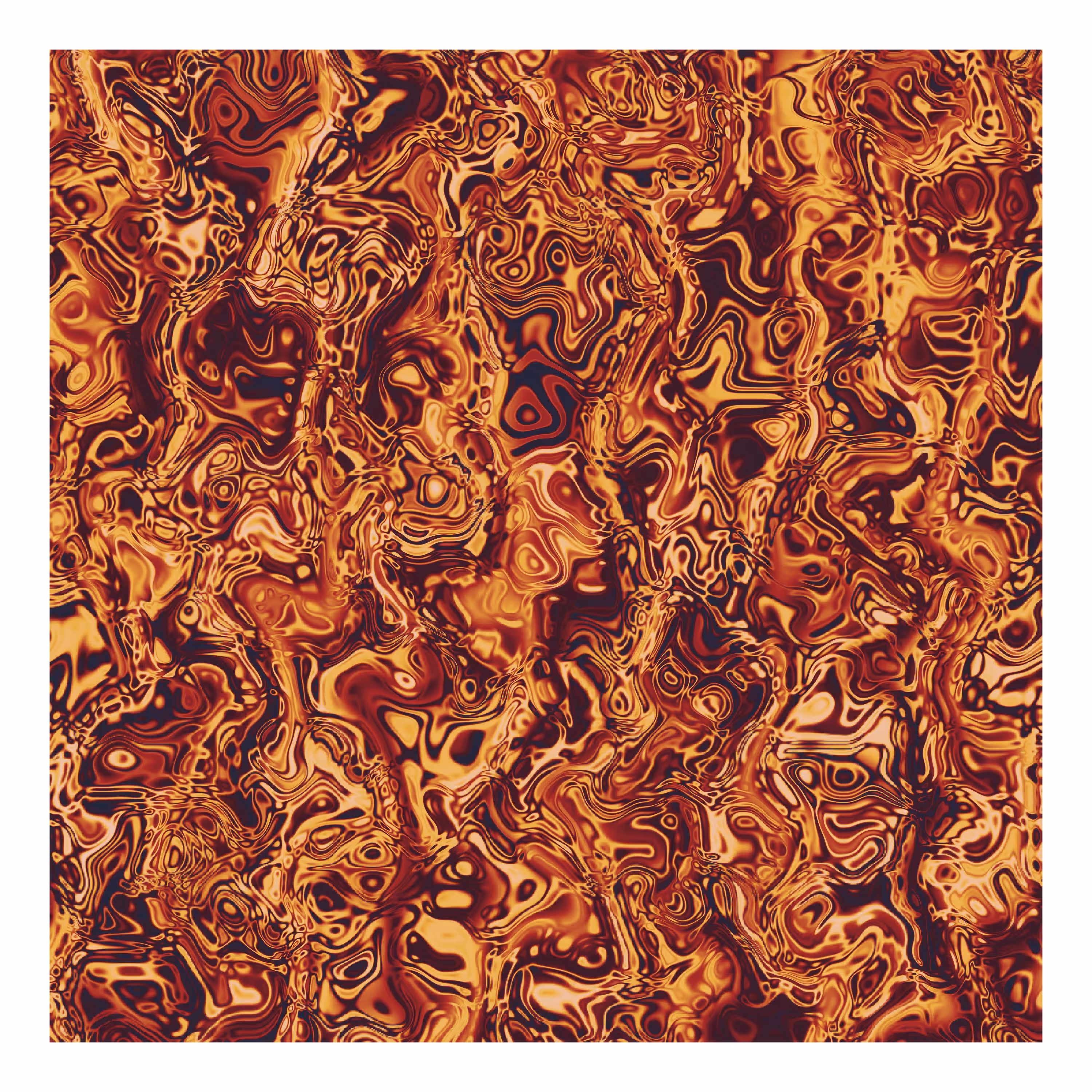 Melted gold