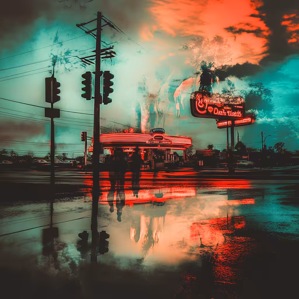 Glitch Archives — Neon Mirage at the Diner