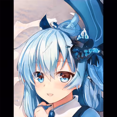 AKIBA girl collection: blue girl