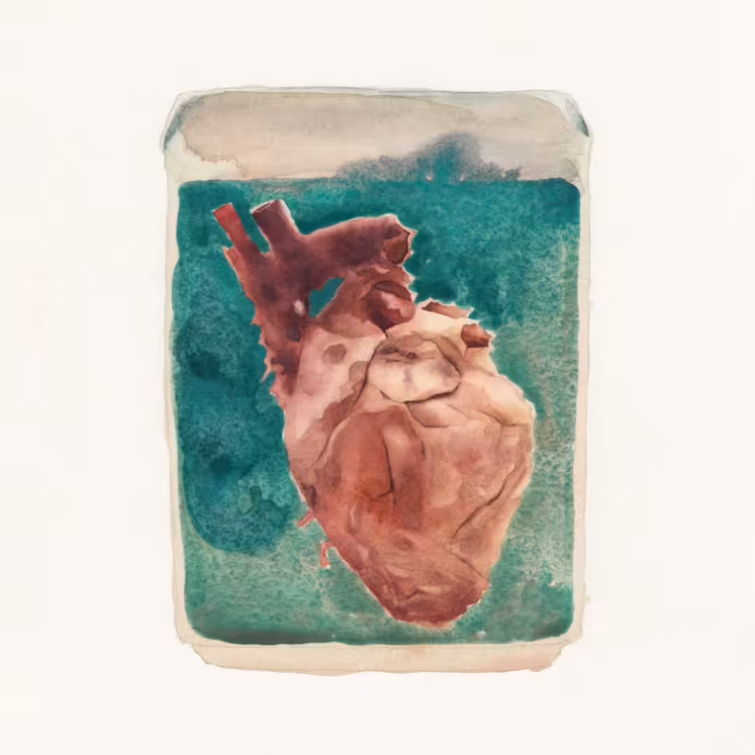 Keep your heart clasped into your hands