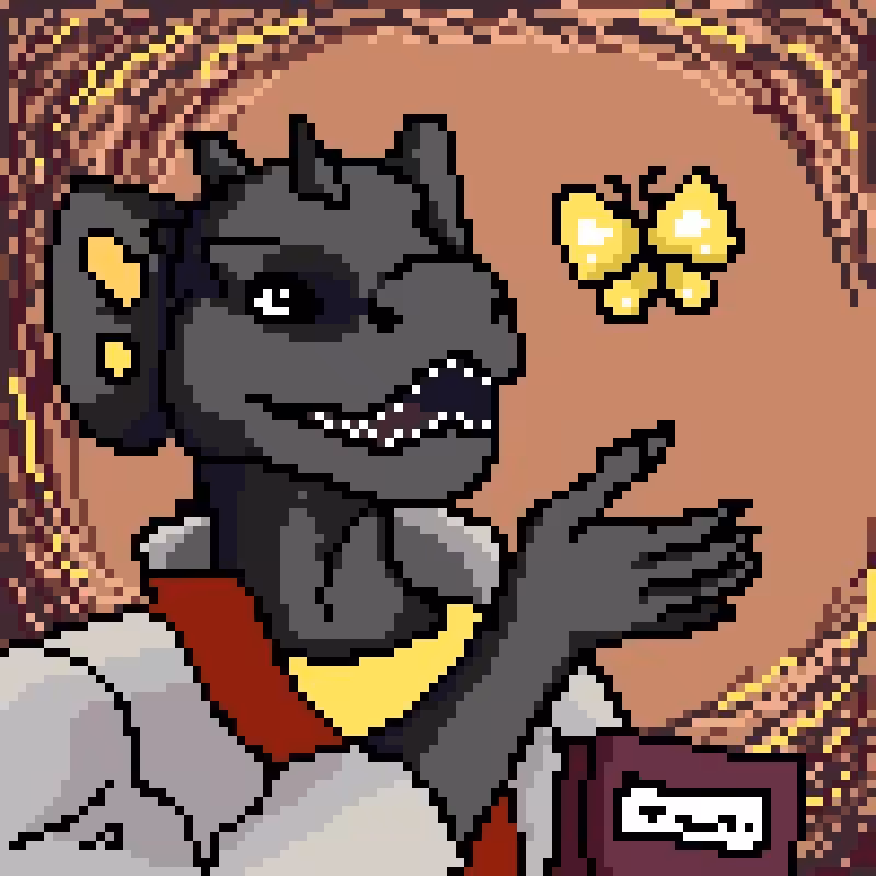 CryptoDinosaurs #16 -  Butterfly