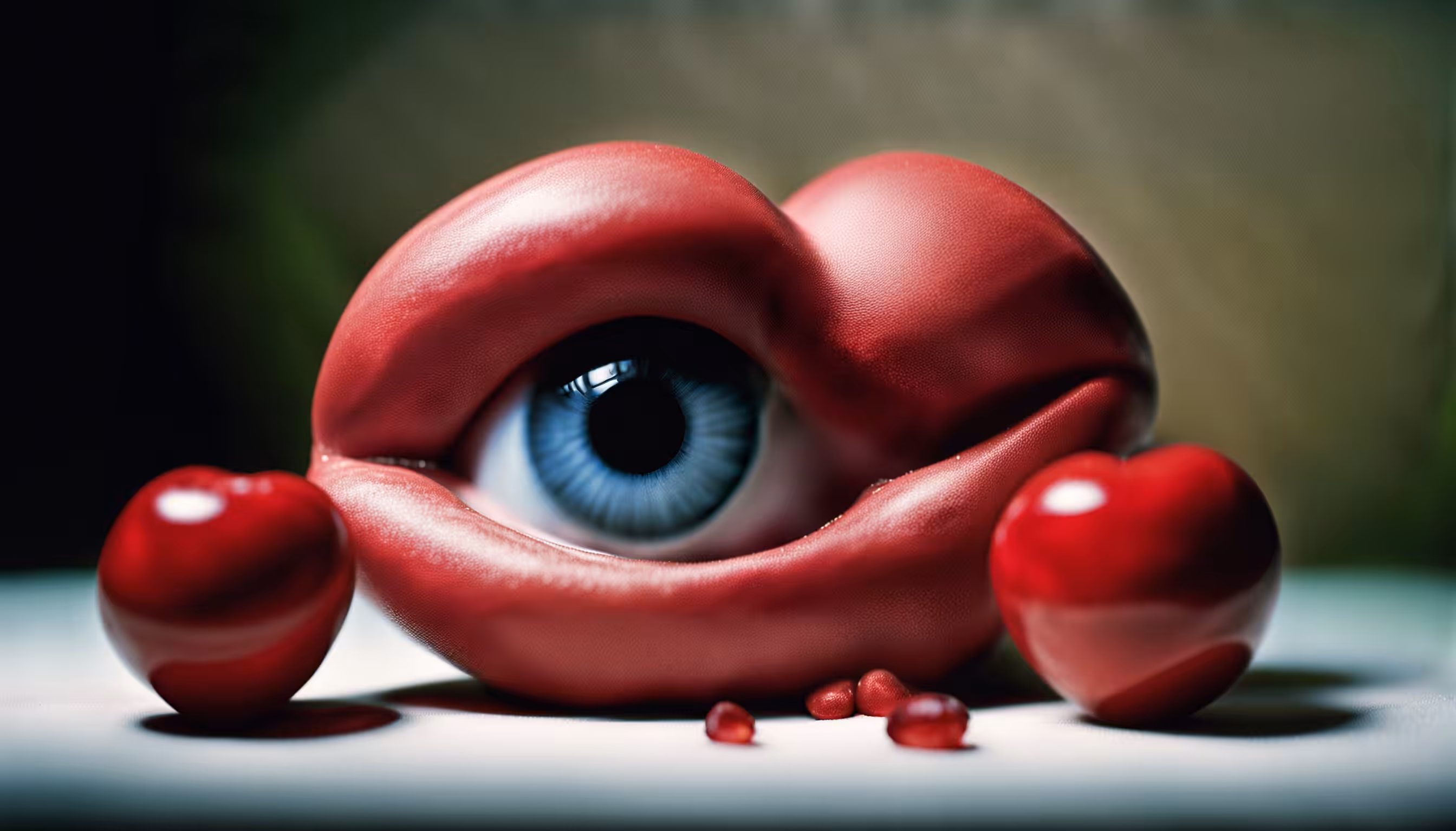 "The clear eye's moiety, and the dear heart's part:" (XLVI)
