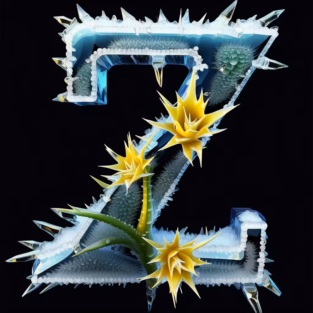 Scrabble collection - Cactus Alphabet: Z