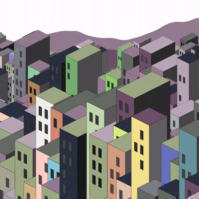 Coloured City #34