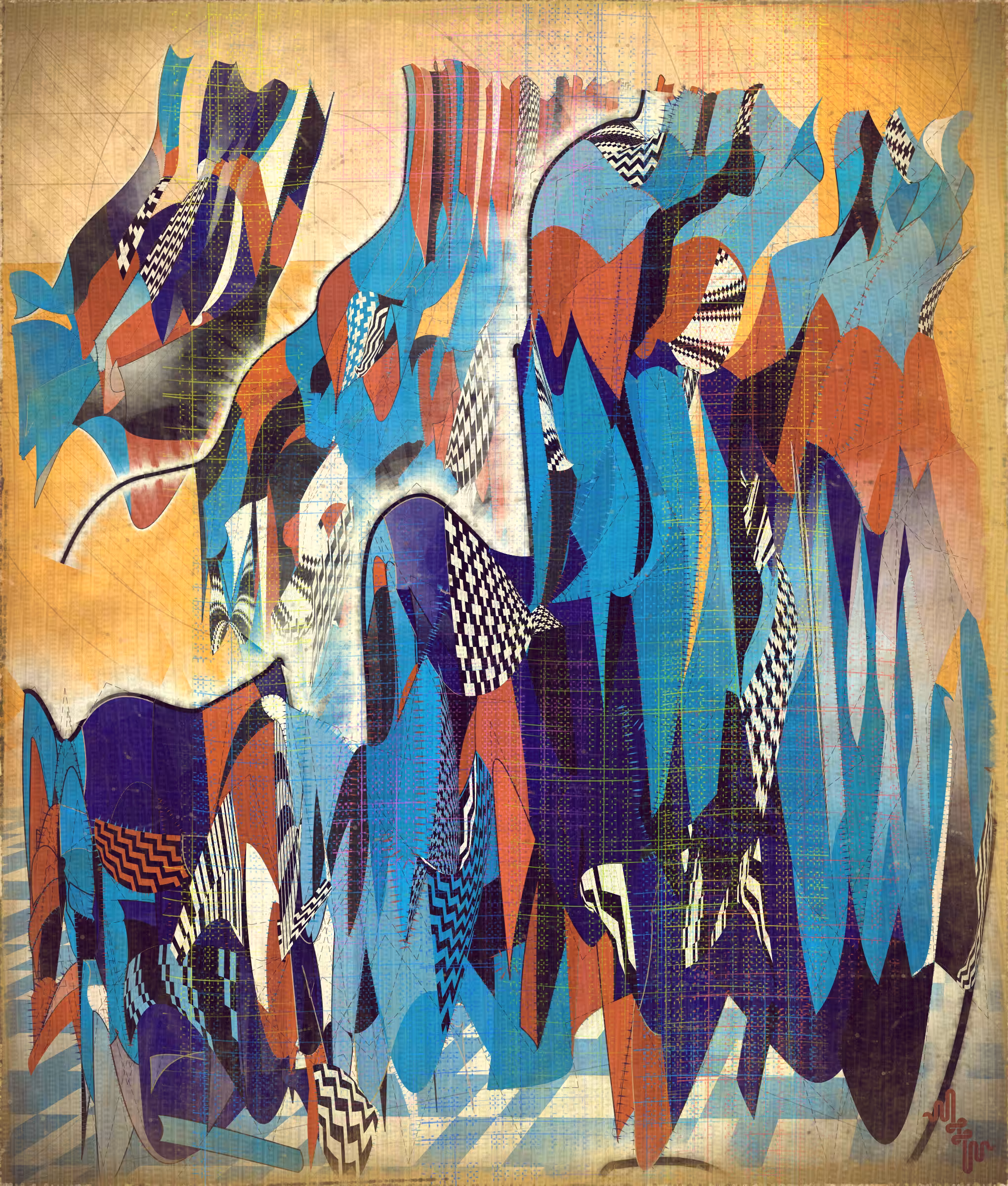 Amplitudes of Canvas #43