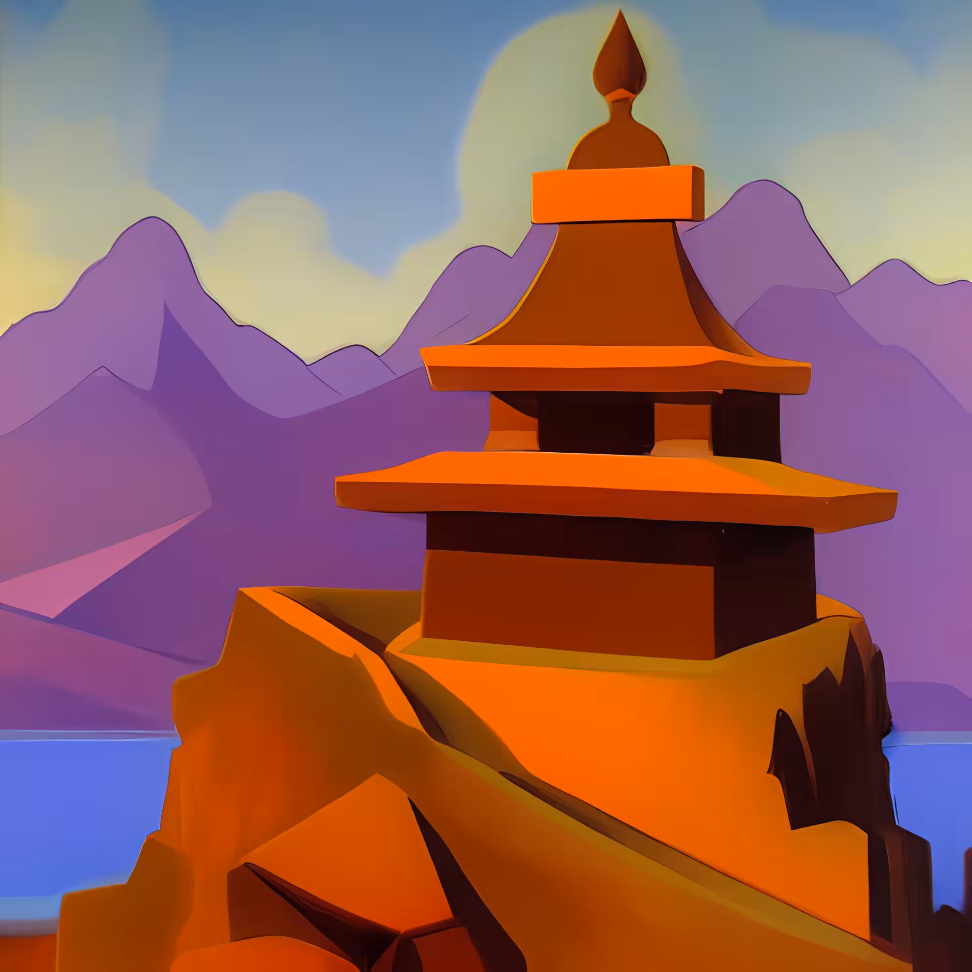 Mountain Temple #8