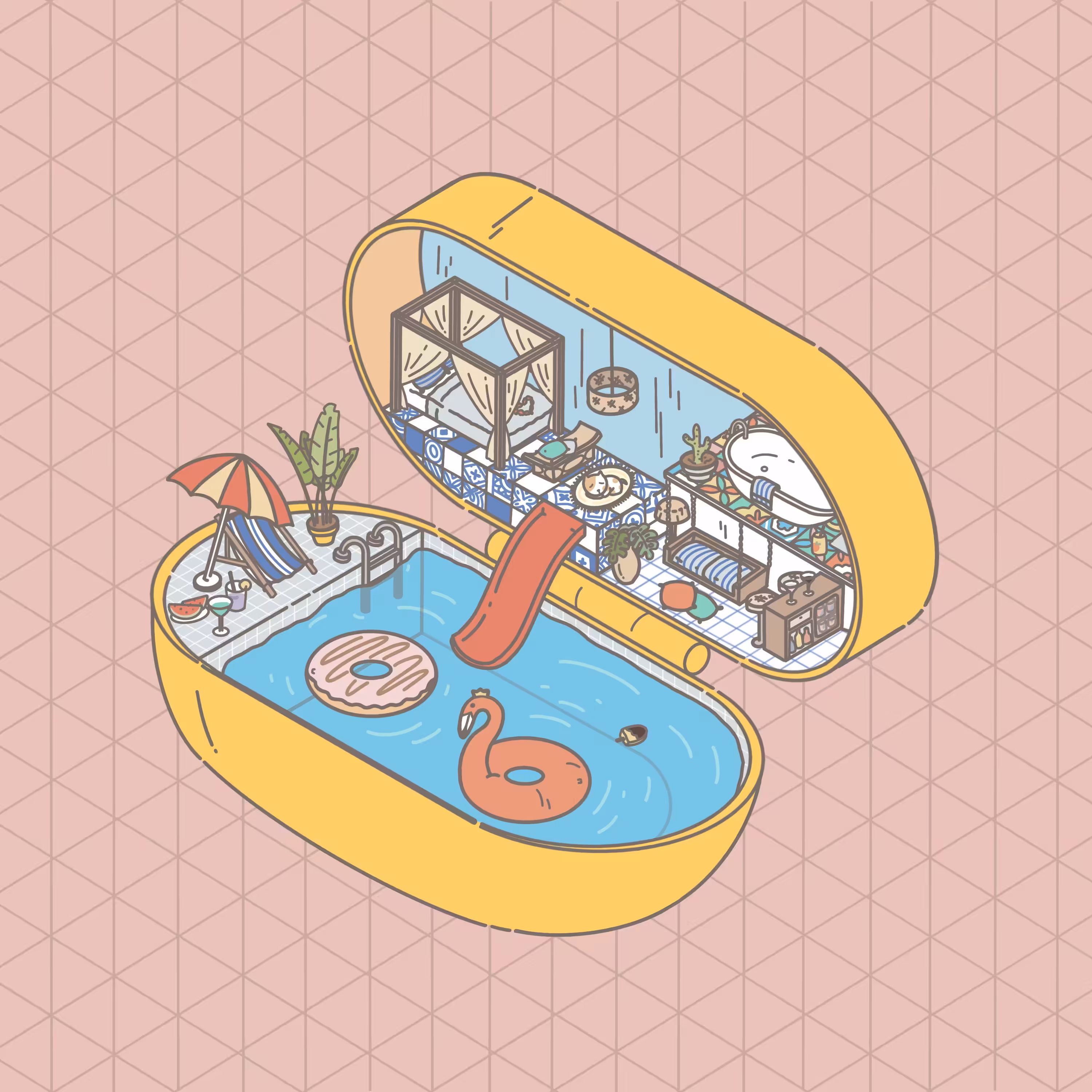 a mini isometric summer 