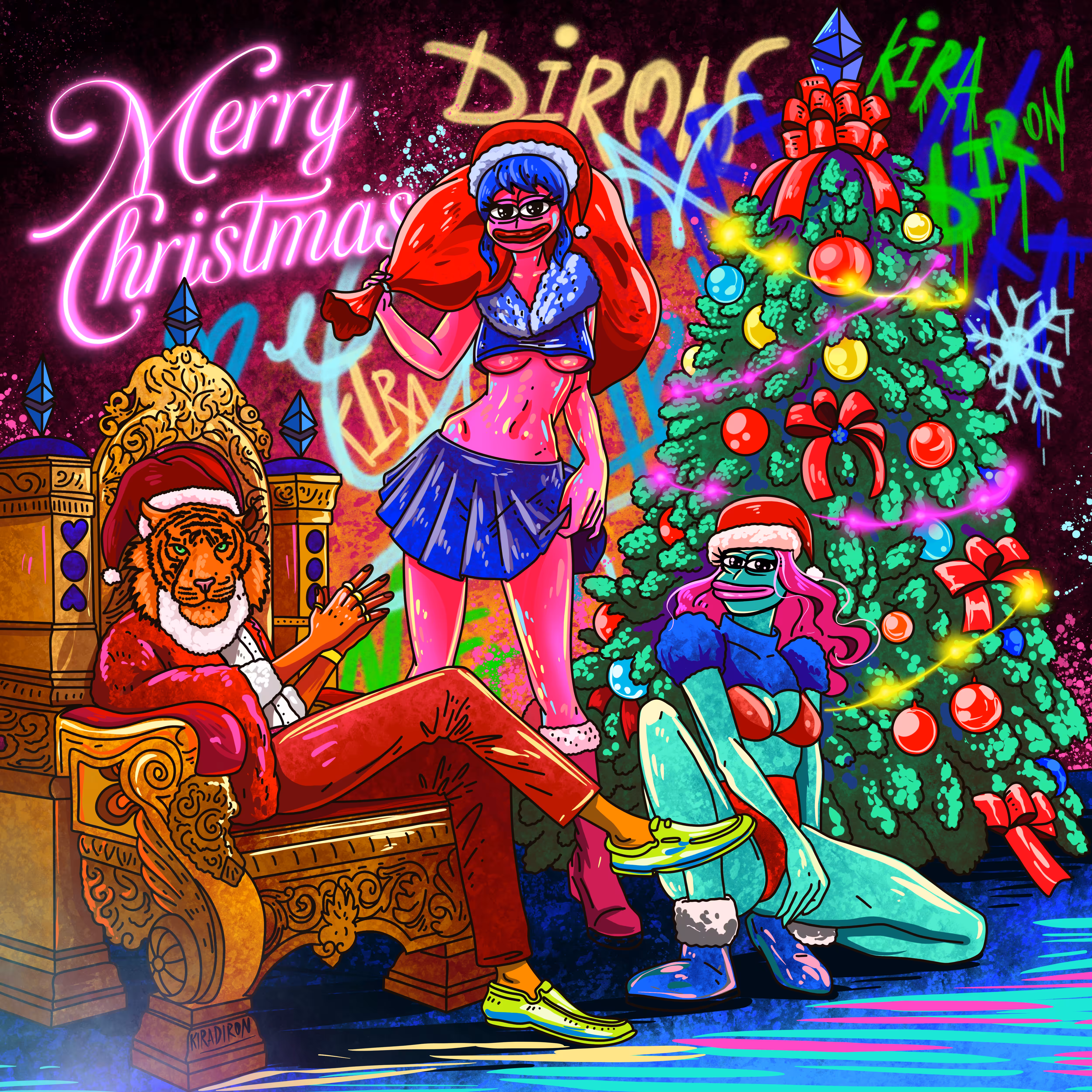 🎄 Tiger and Pepe girls🎄