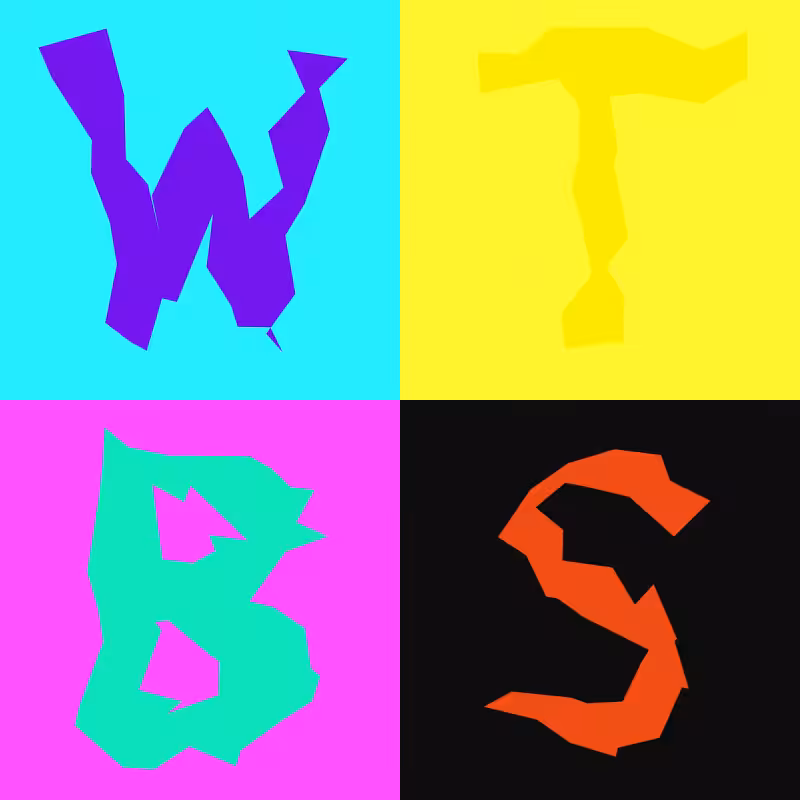 Waiting To Be Signed Logo with Wobbles #311