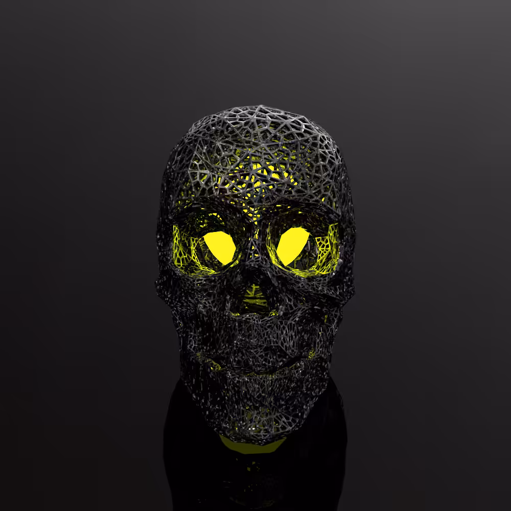 Static Skull 001