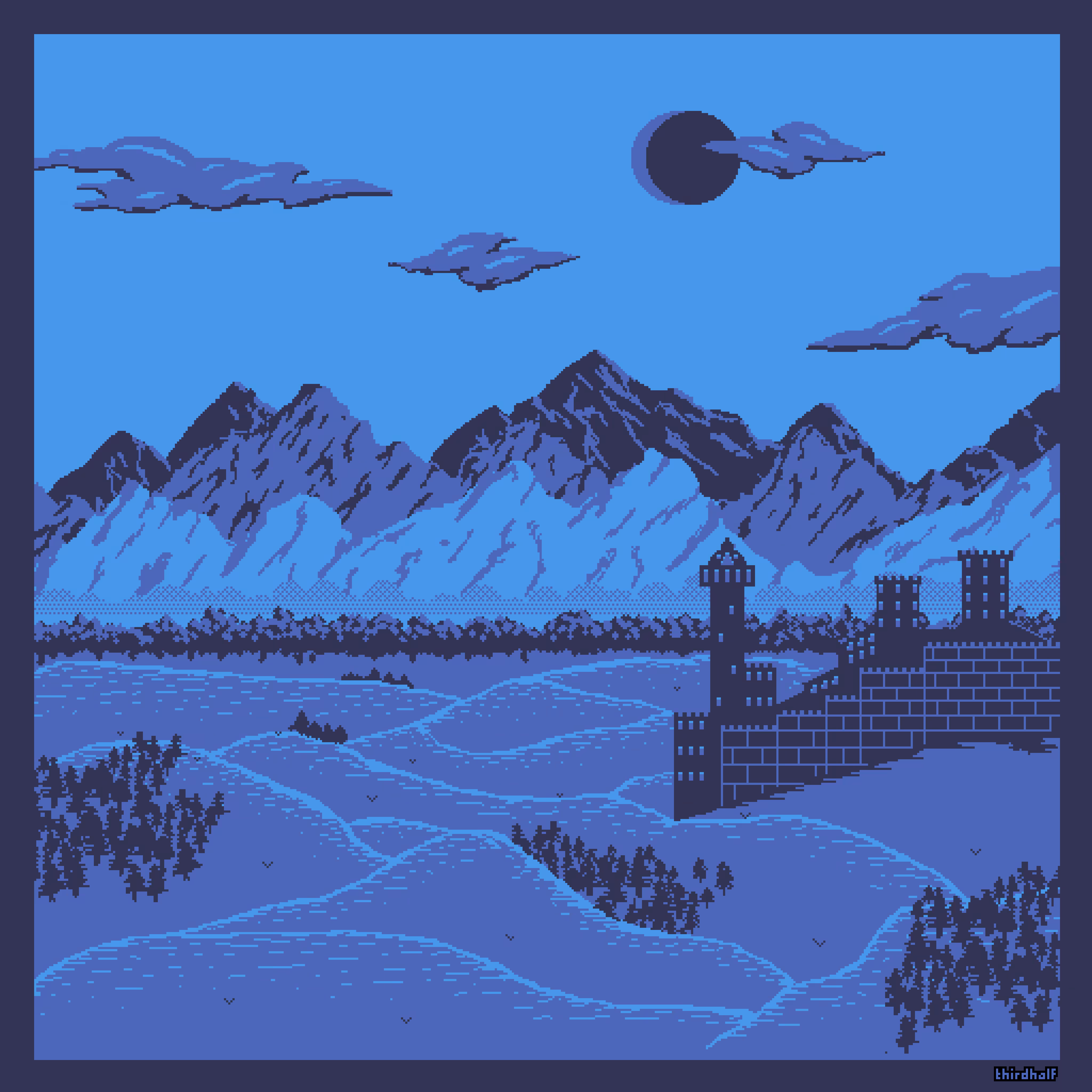 Three Color Study #2 [Land-City]