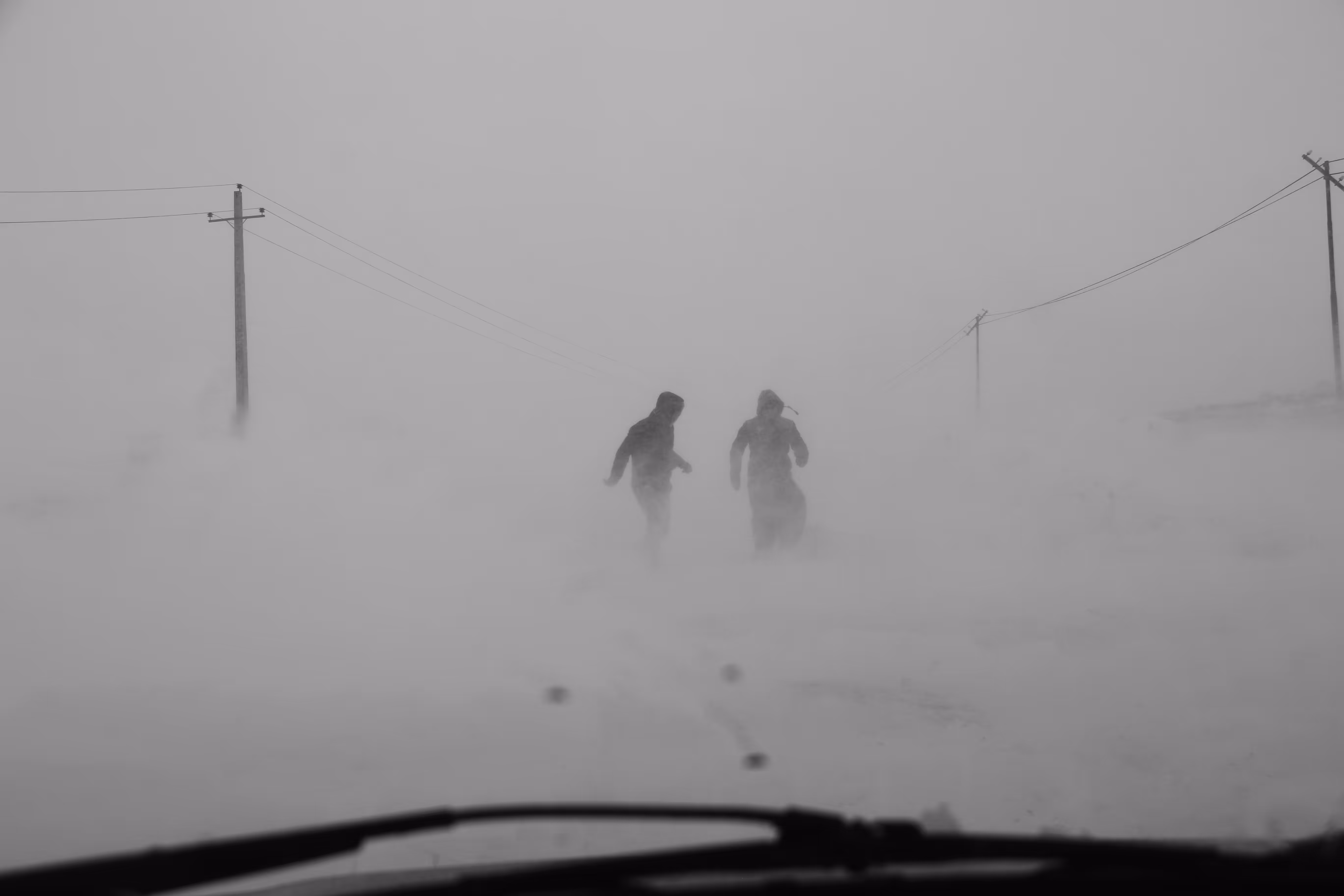 Caught in a blizzard