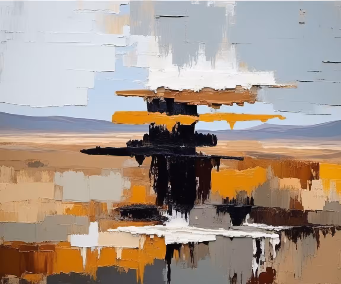 Painted Slabs #48