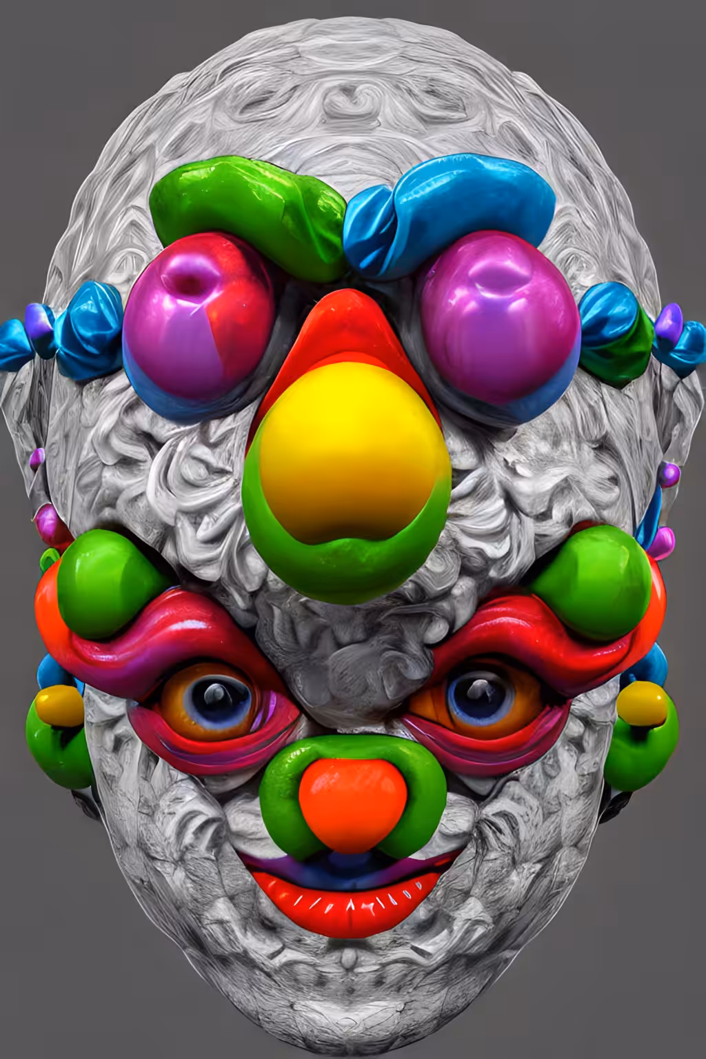 Distorted Faces: Distorted Face #47