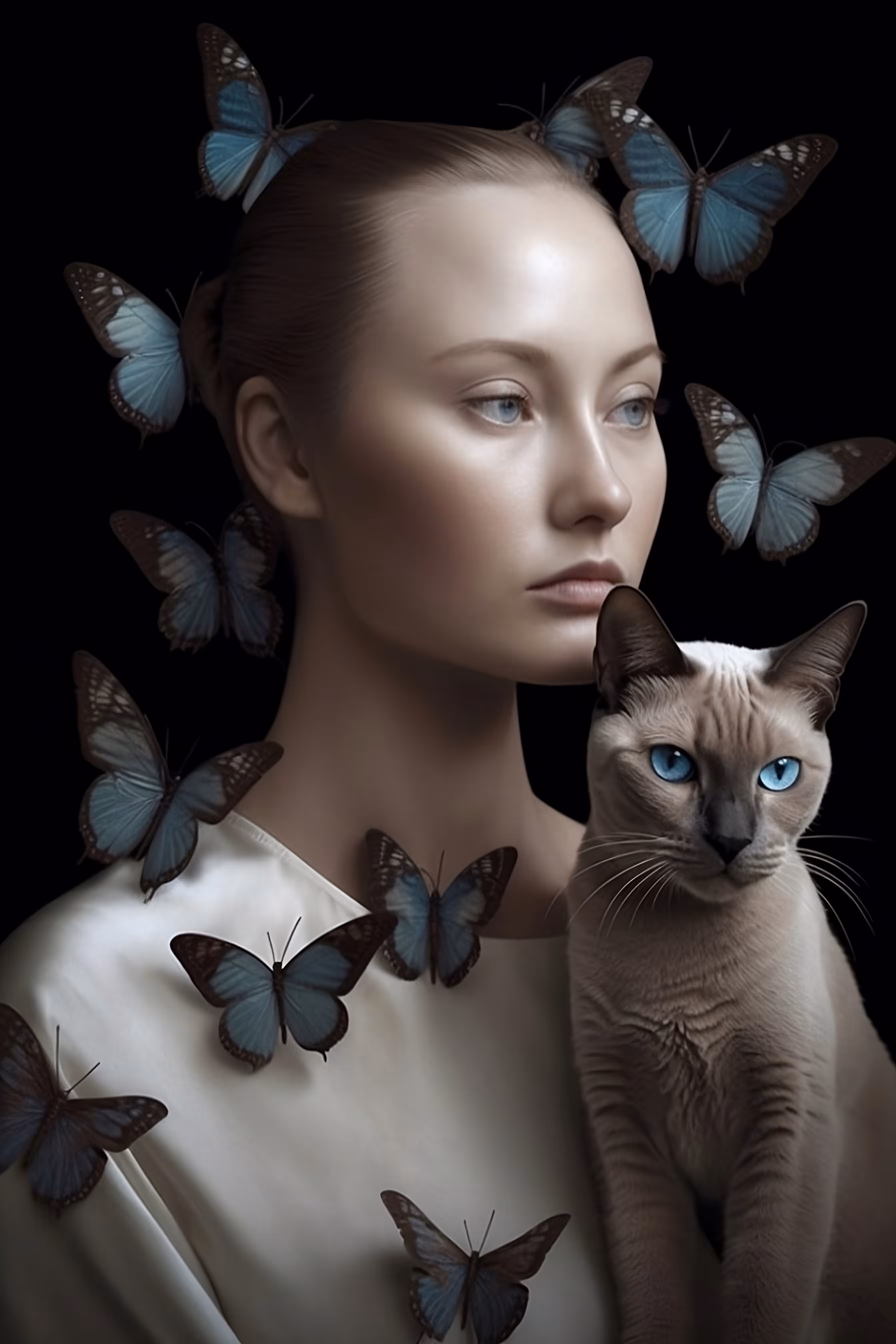 The cat 
