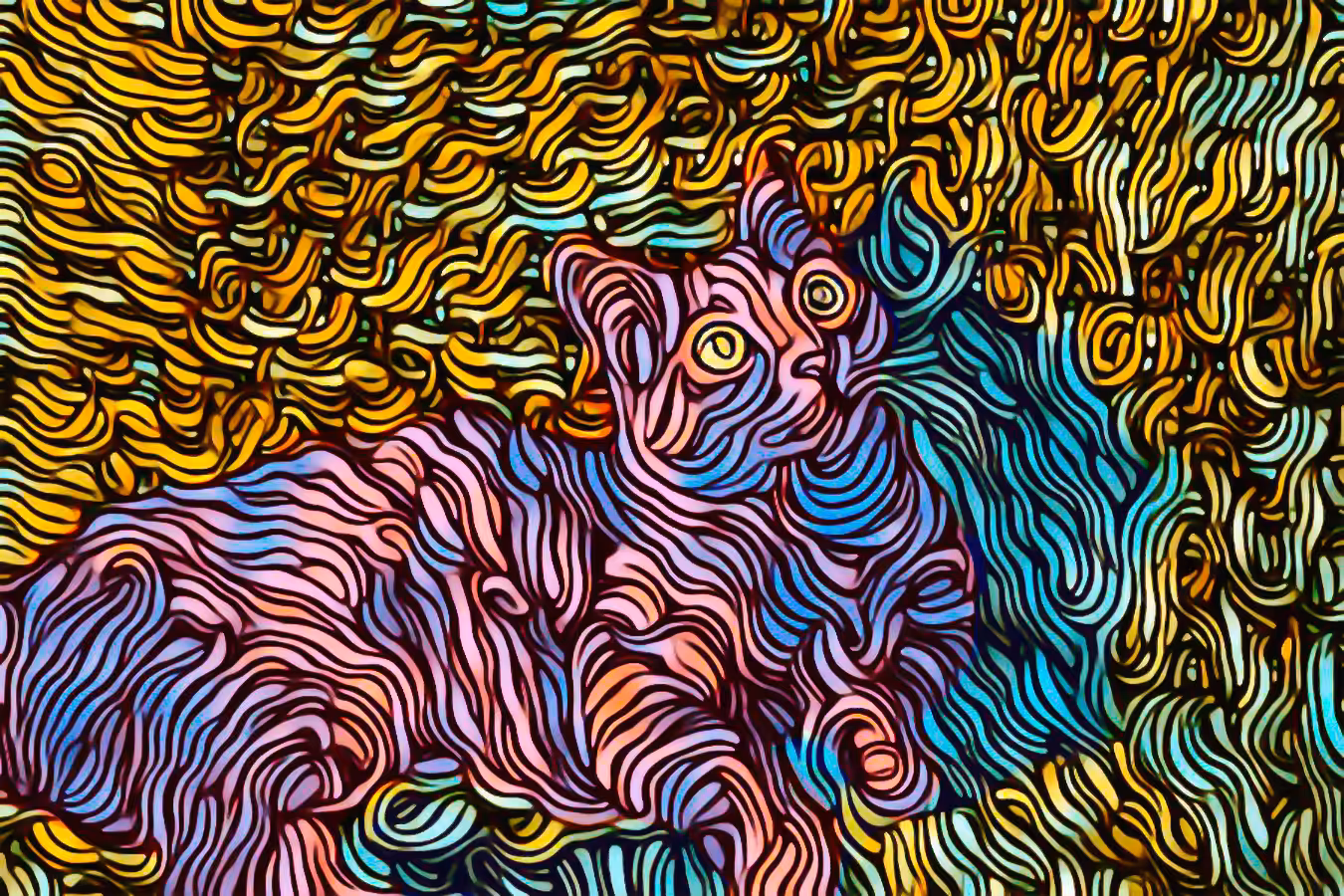 Neon Cat
