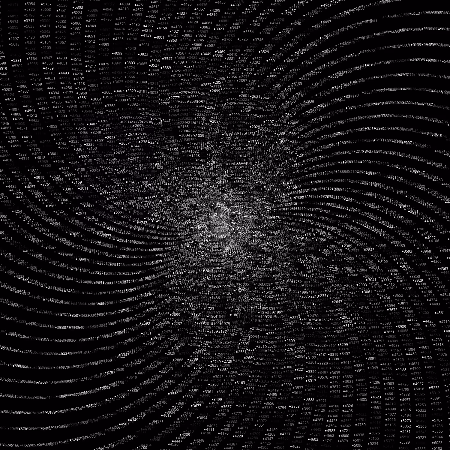 Polar Plot of Numbers #178