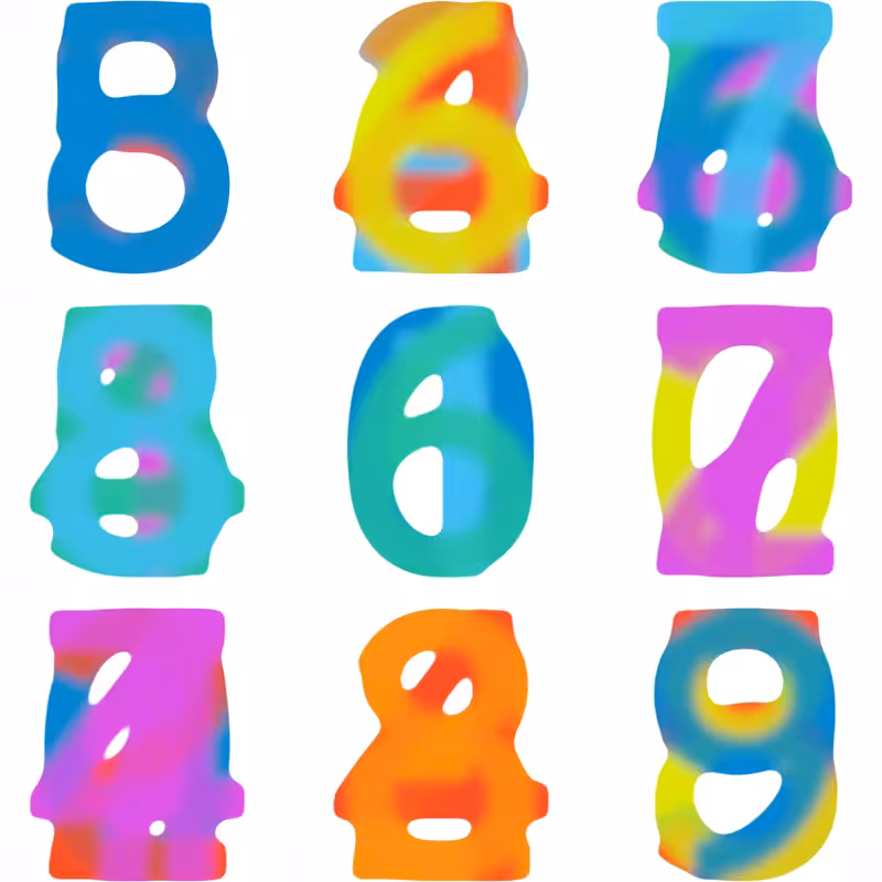 colors as numbers #6