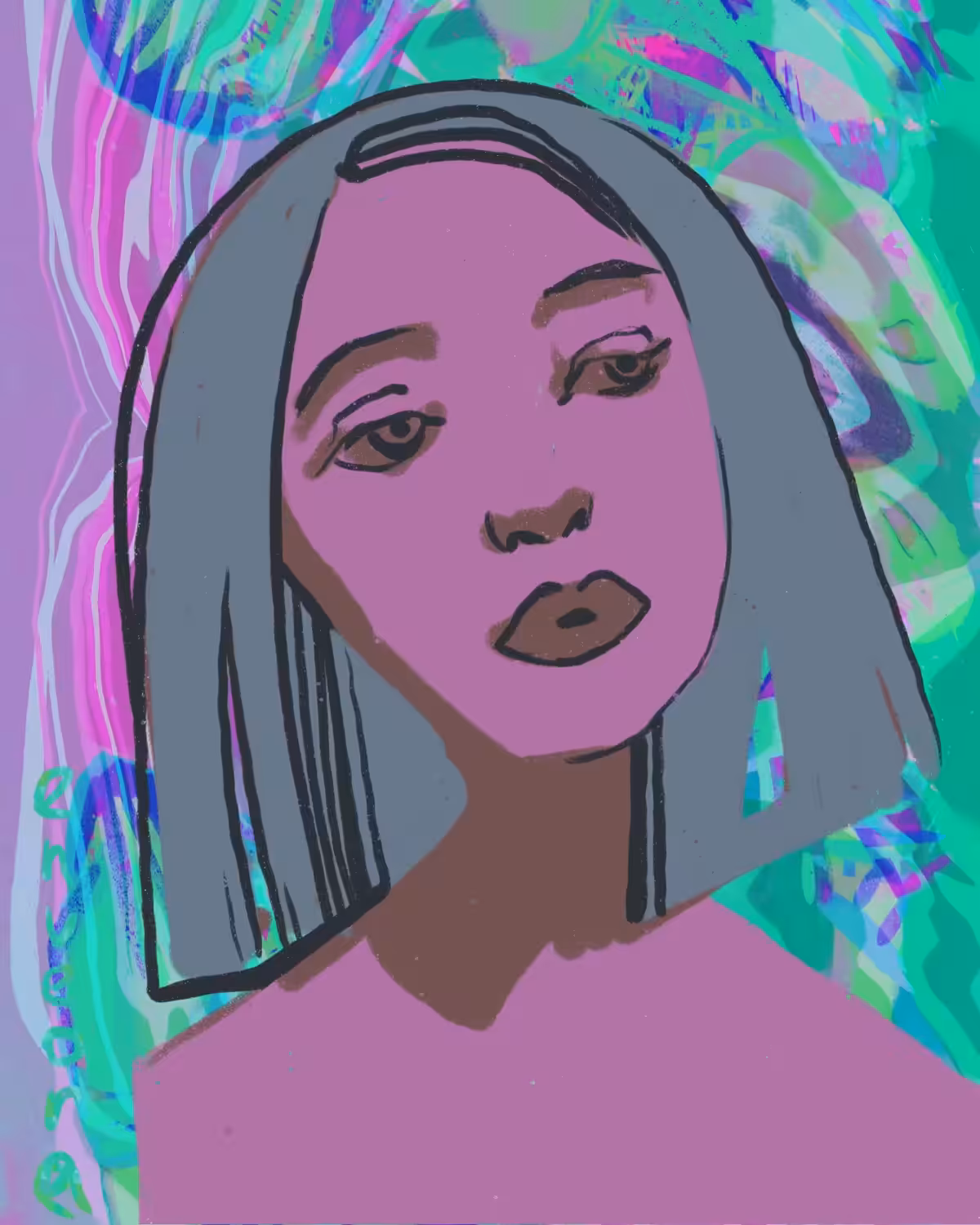 Fair-haired girl