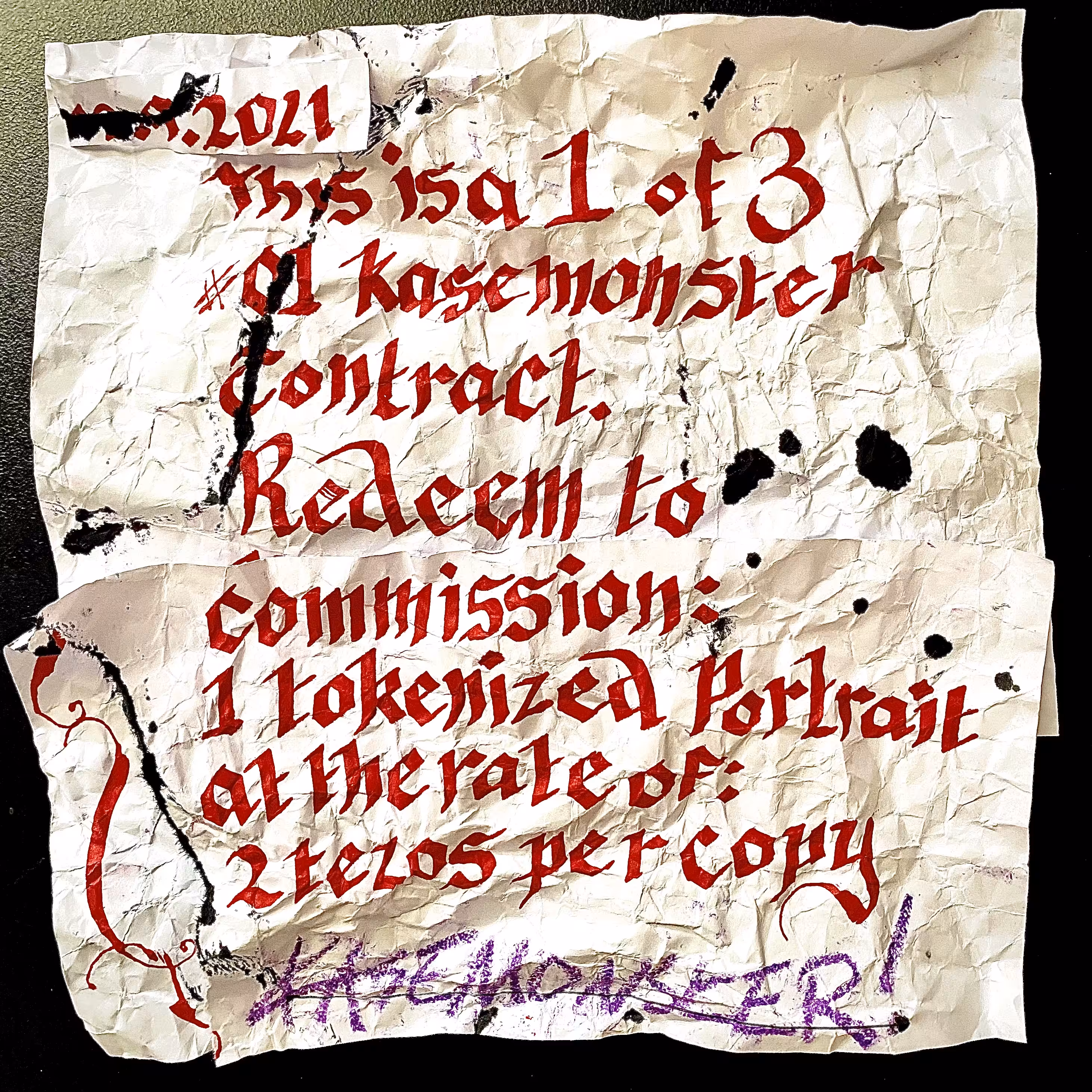 K4$3m0n$t3r Contract #01