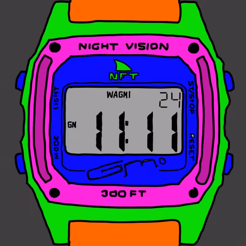 Make a Wish NFT Watch - Colorway #9