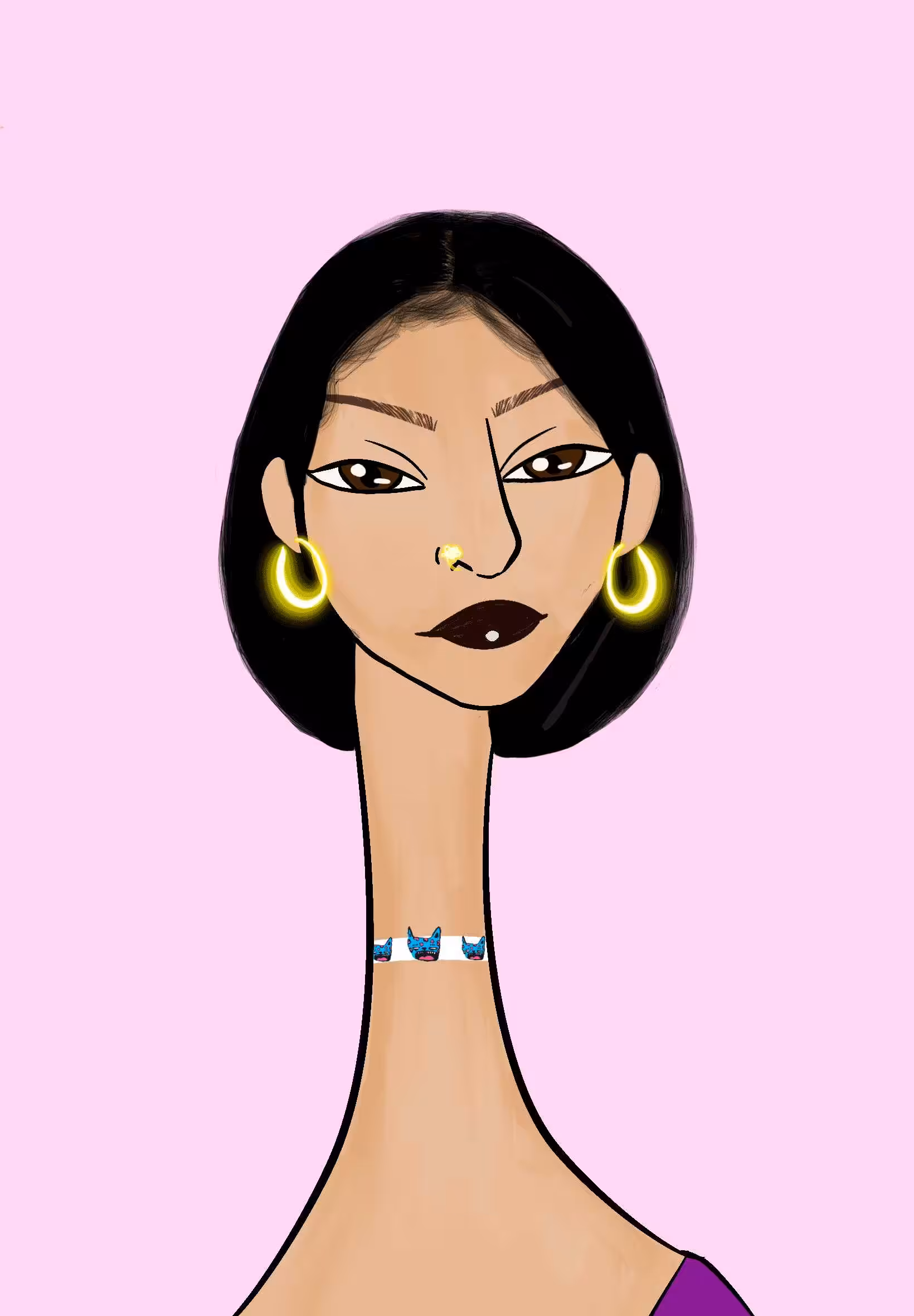 Long Neckie Ladies: Long Neckie Lady #3082