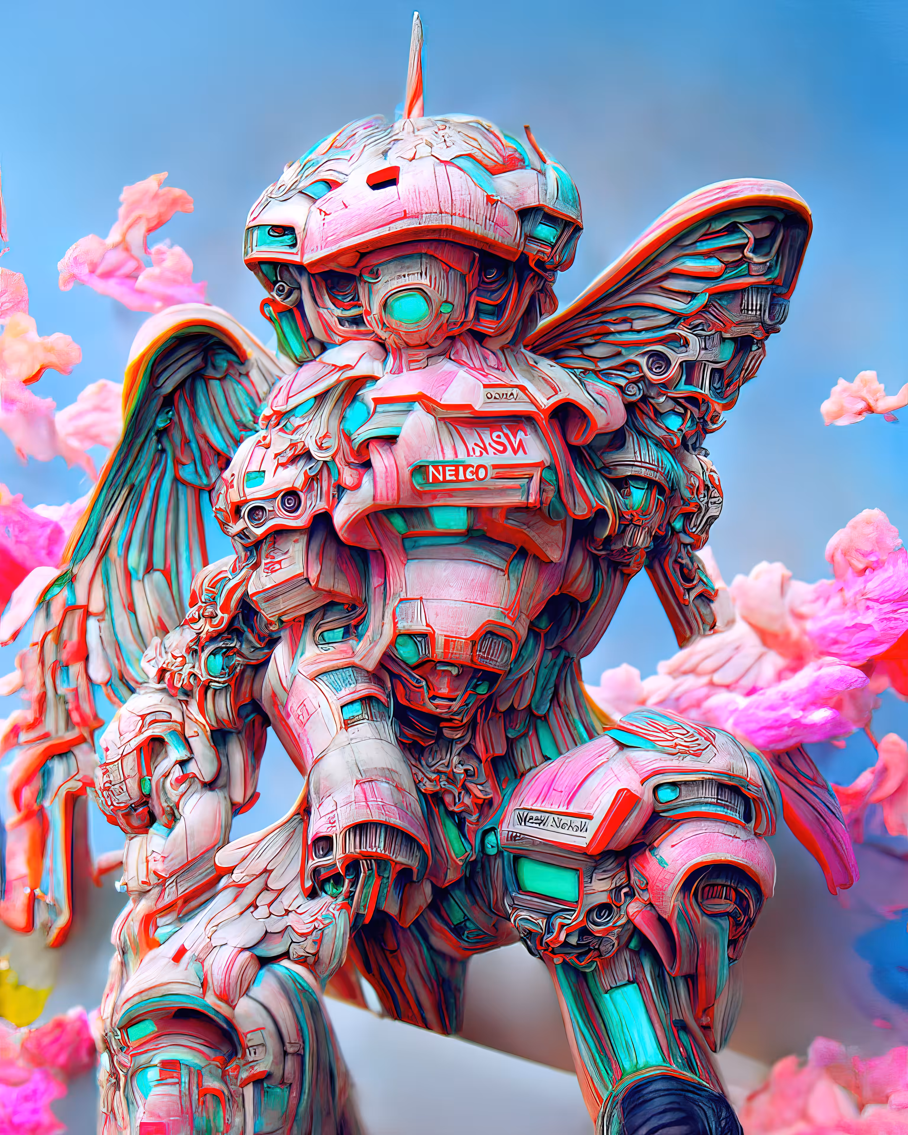 Synthwave Droid #1