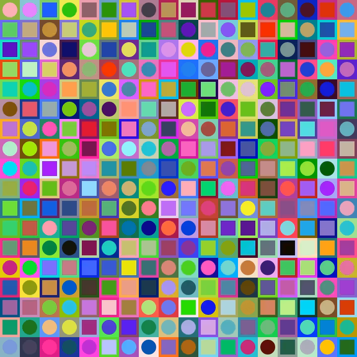 Square Dot Composition #259