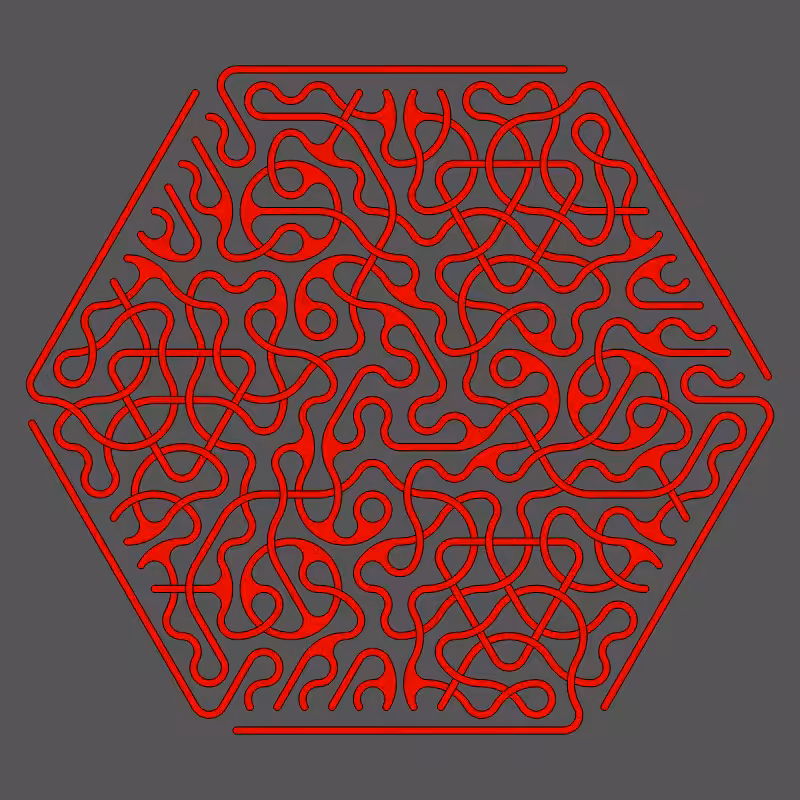 Threefold Symmetry - Dark Variations #156