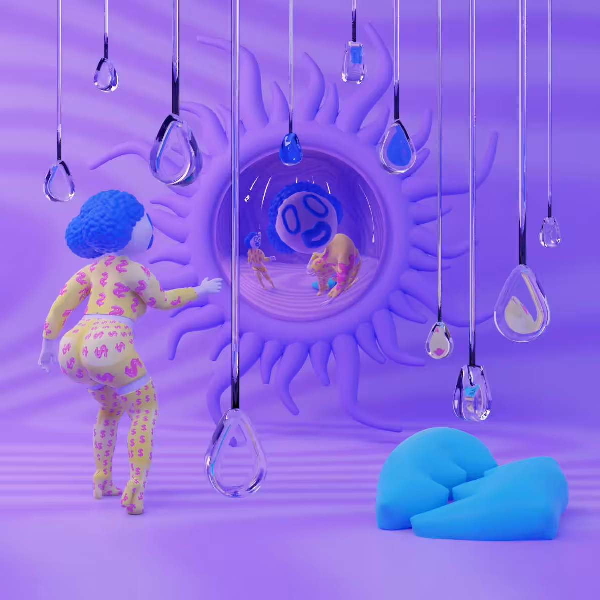 Polly Focket's mirror of dissociation