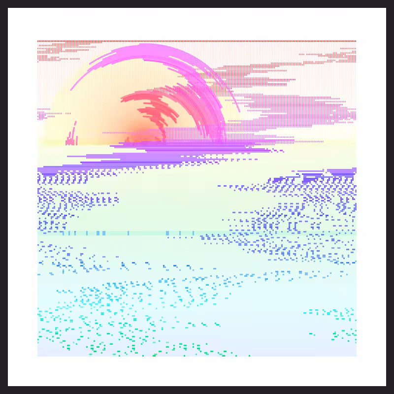 Glitch Acuarela #10