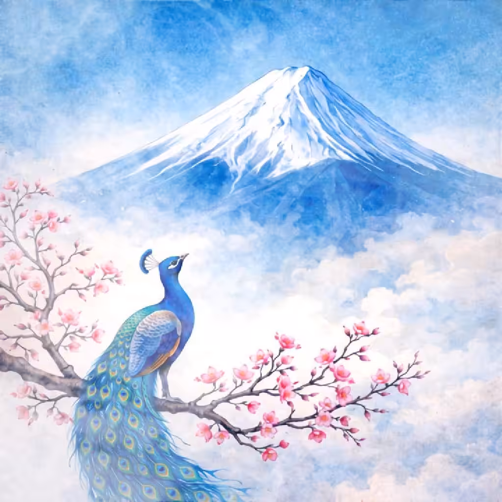 Simple Fuji Art: Cloud Serenade