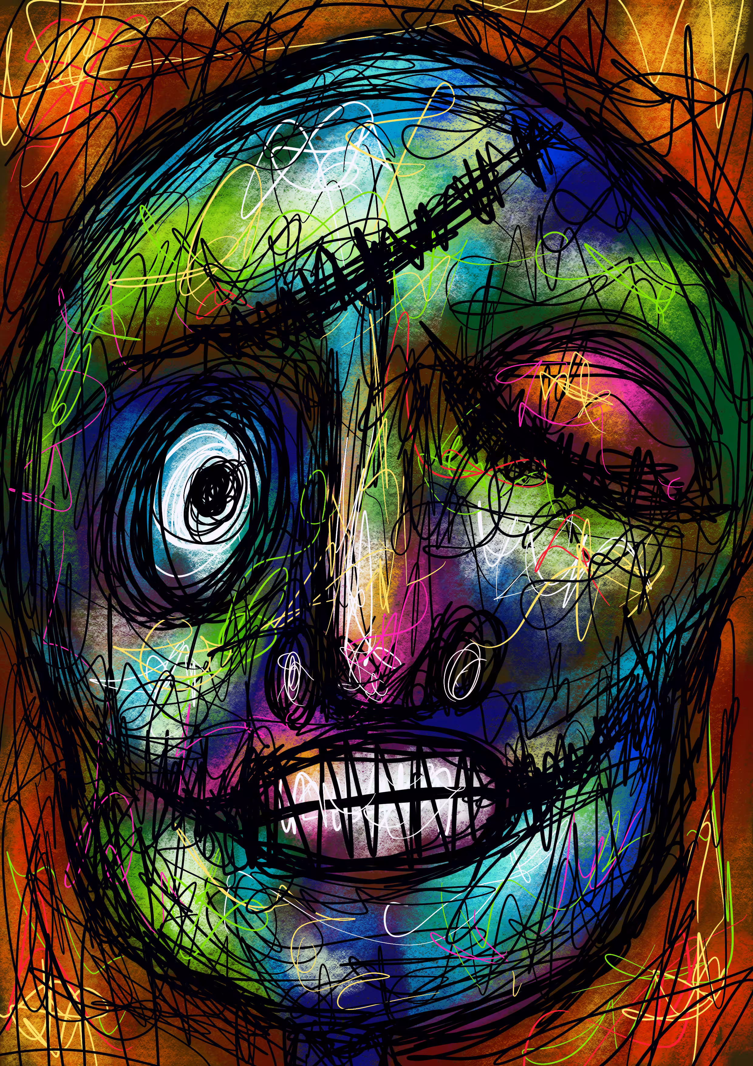 Colored Faces #03