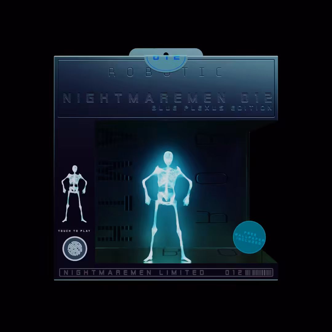 012 Blue Plexus Nightmaremen collectible