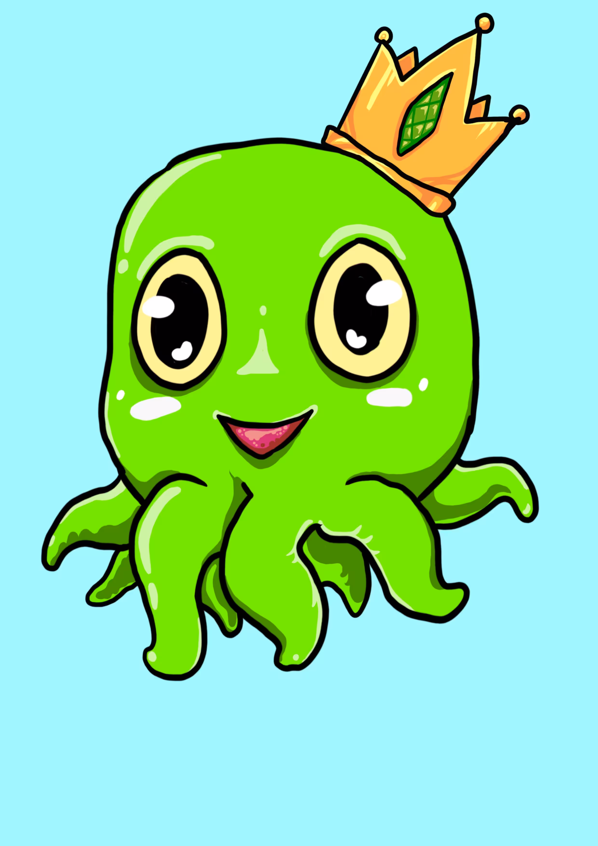 Green Squid King